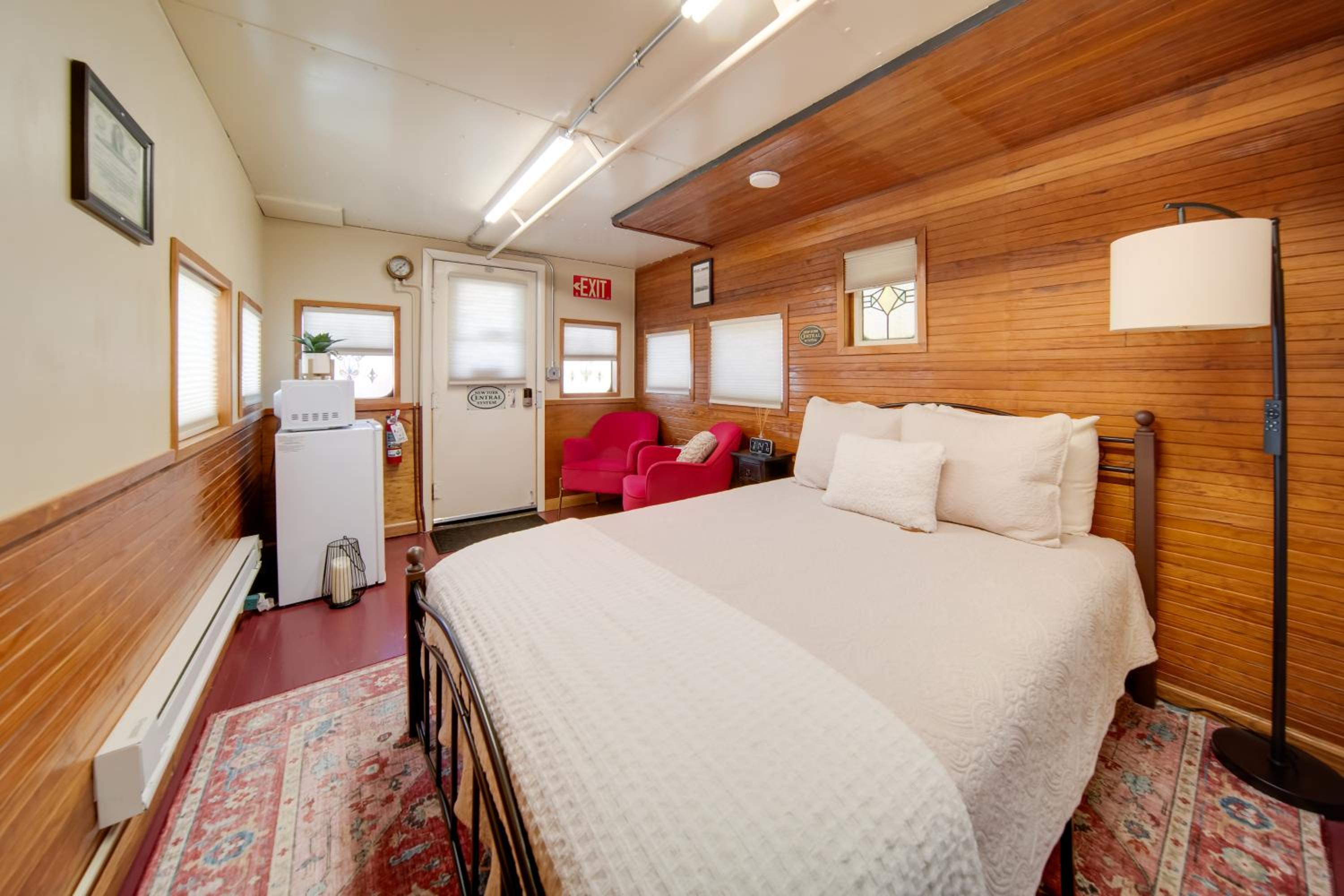 Red NY Central, Converted Railcar in DuBois!