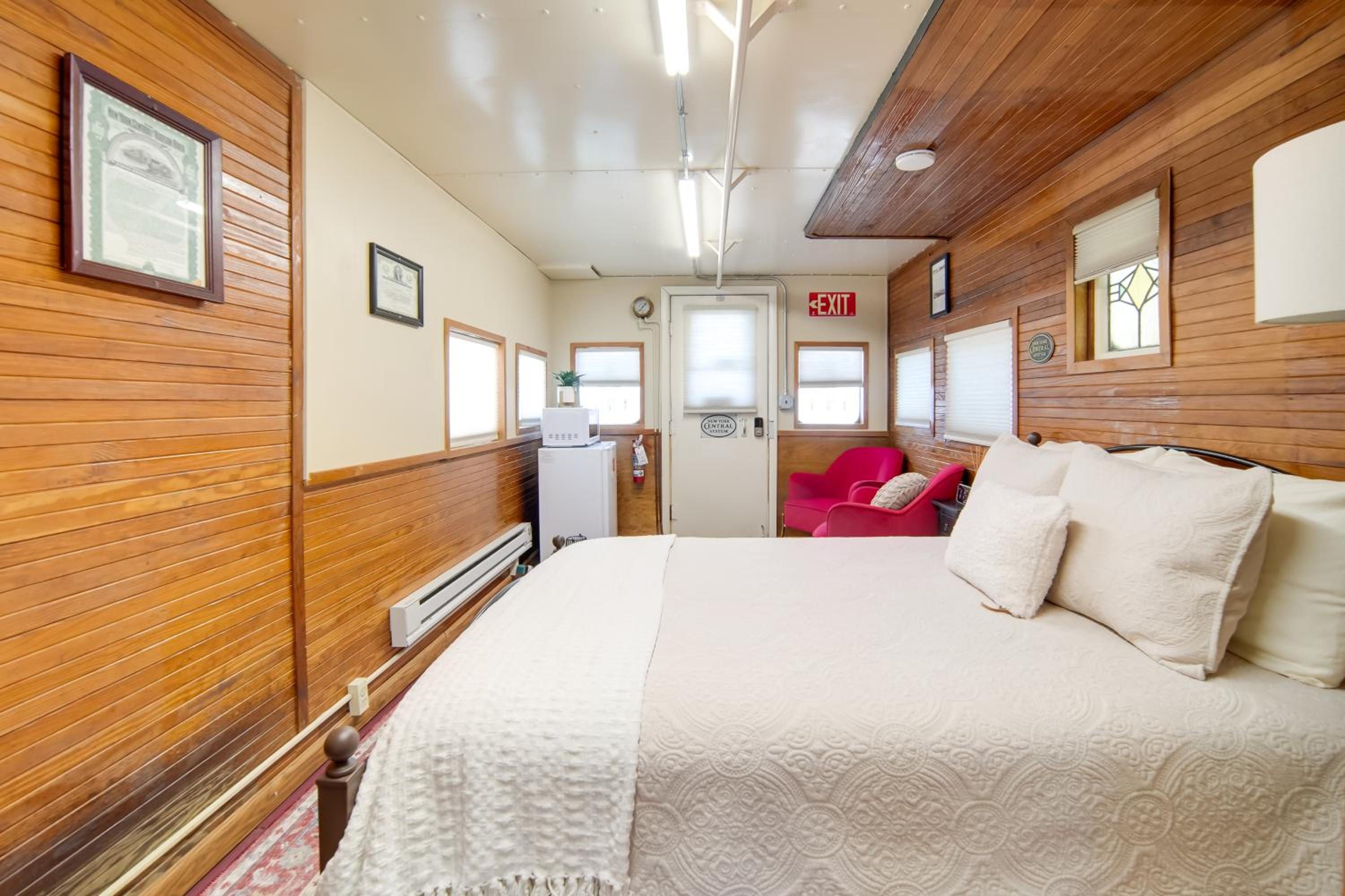 Red NY Central, Converted Railcar in DuBois!