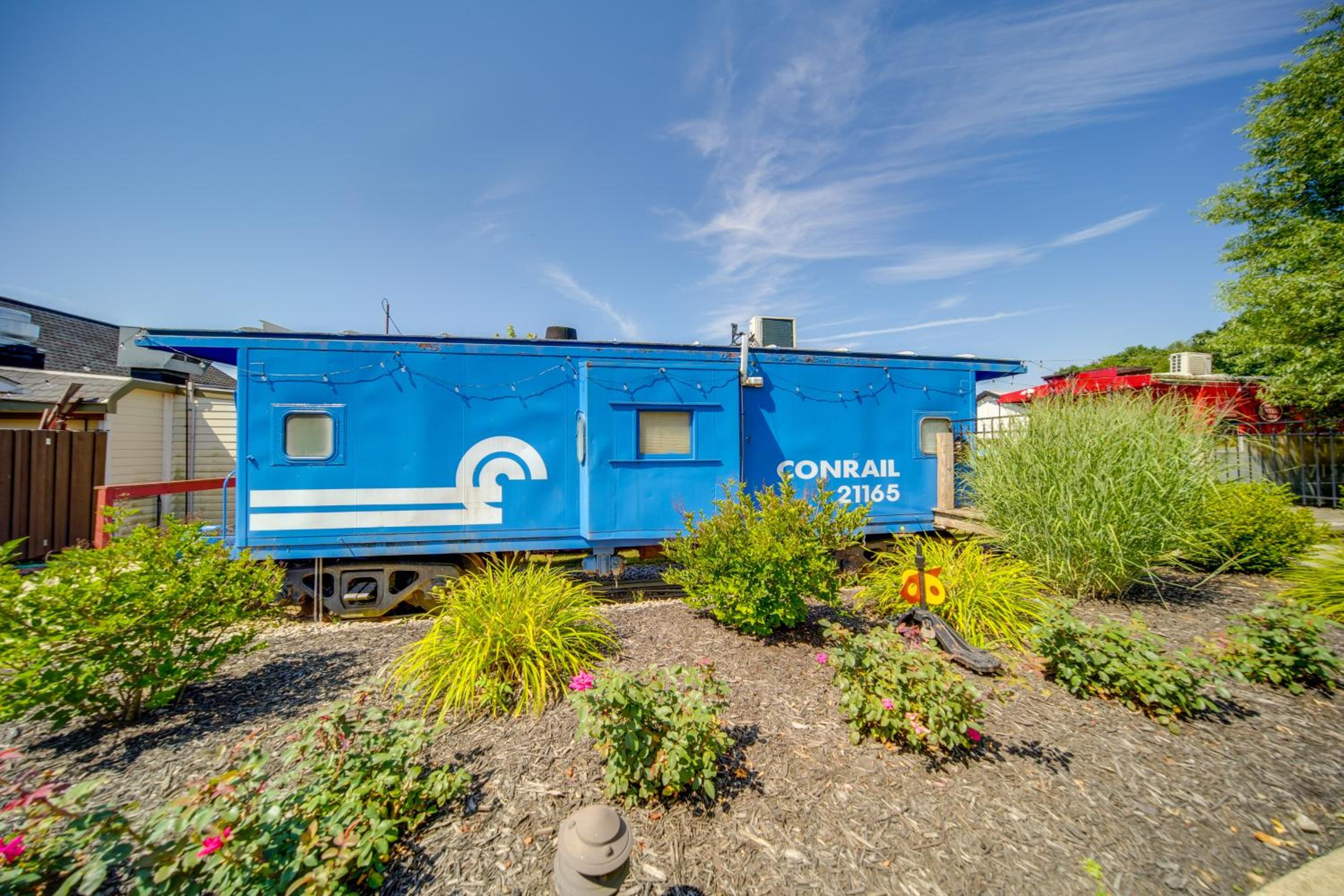 Choo Choo Blue, Converted Railcar in DuBois!