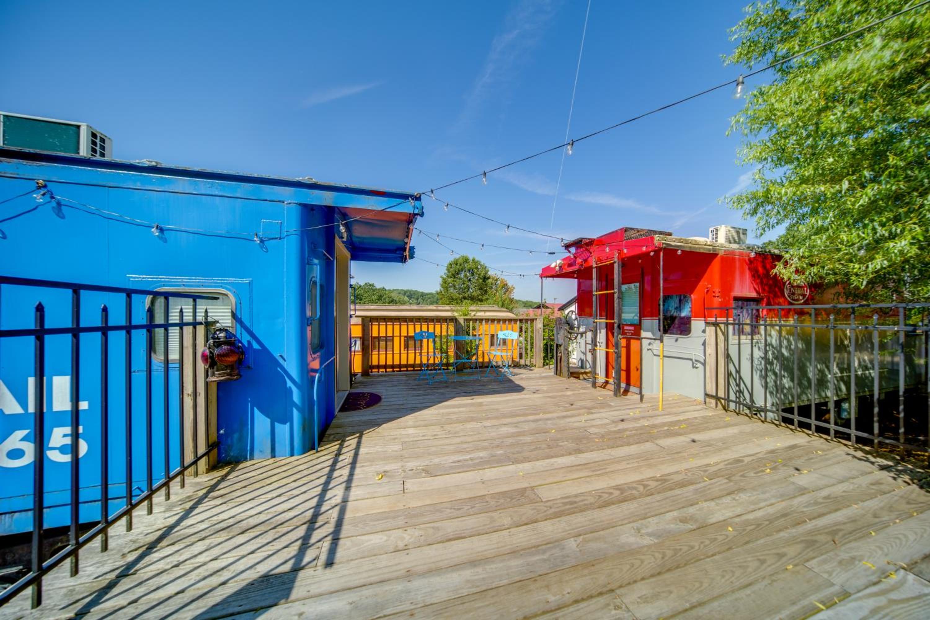 Choo Choo Blue, Converted Railcar in DuBois!
