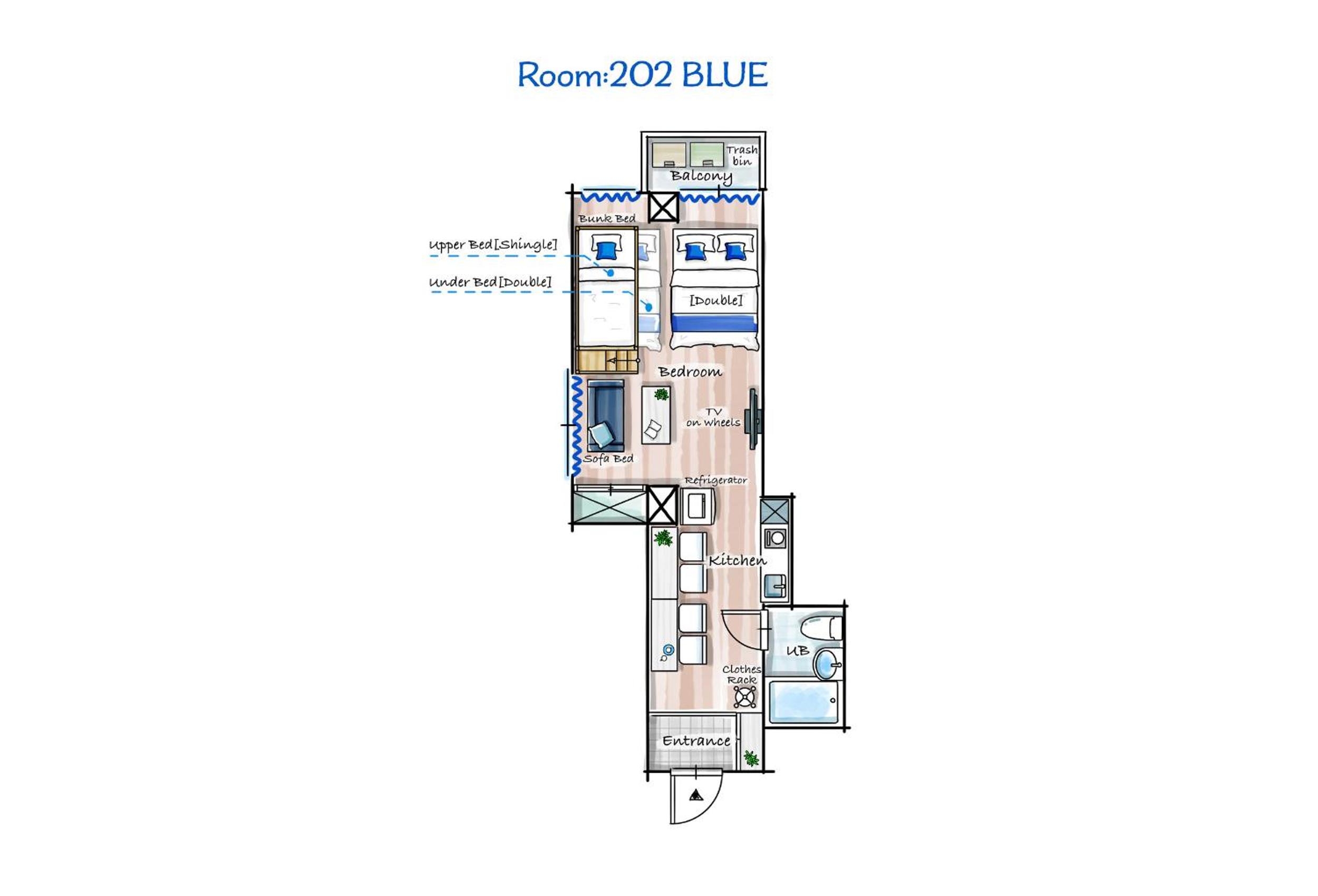 OMORI Red&Blue Hotel