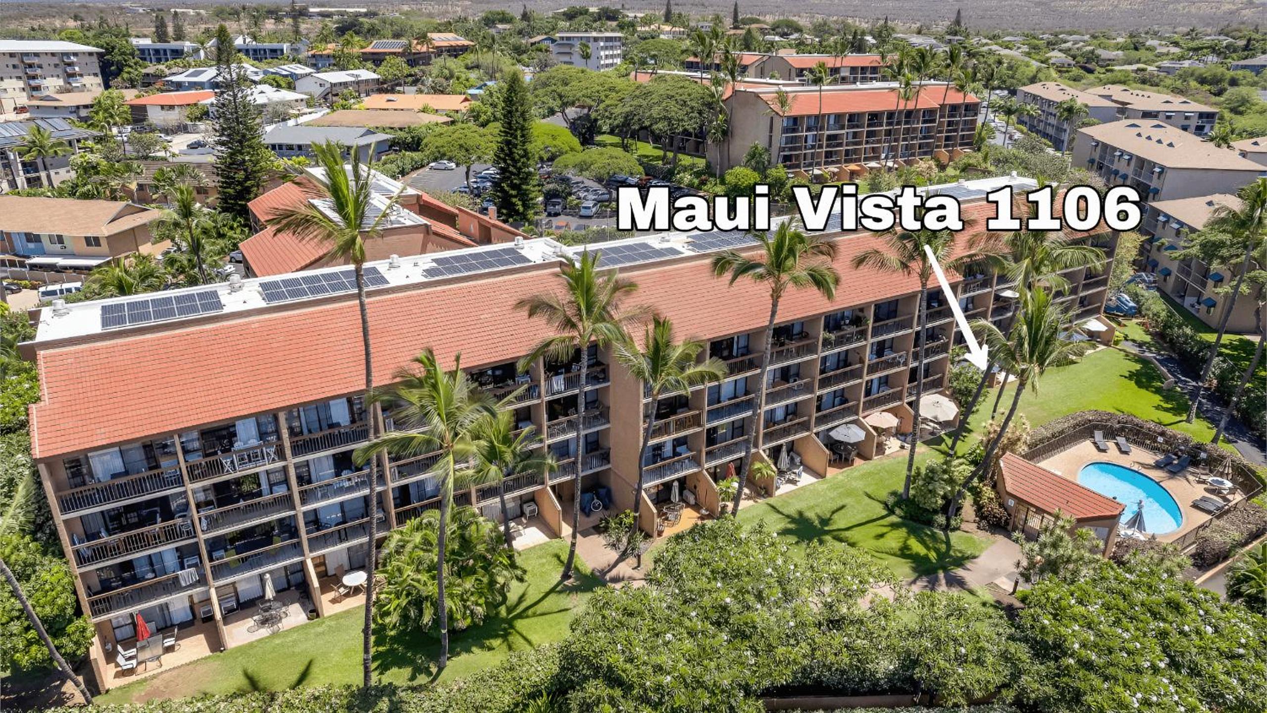 Maui Vista 1106 · MV 1106 Updated 1BD Condo Steps from Beach Poo