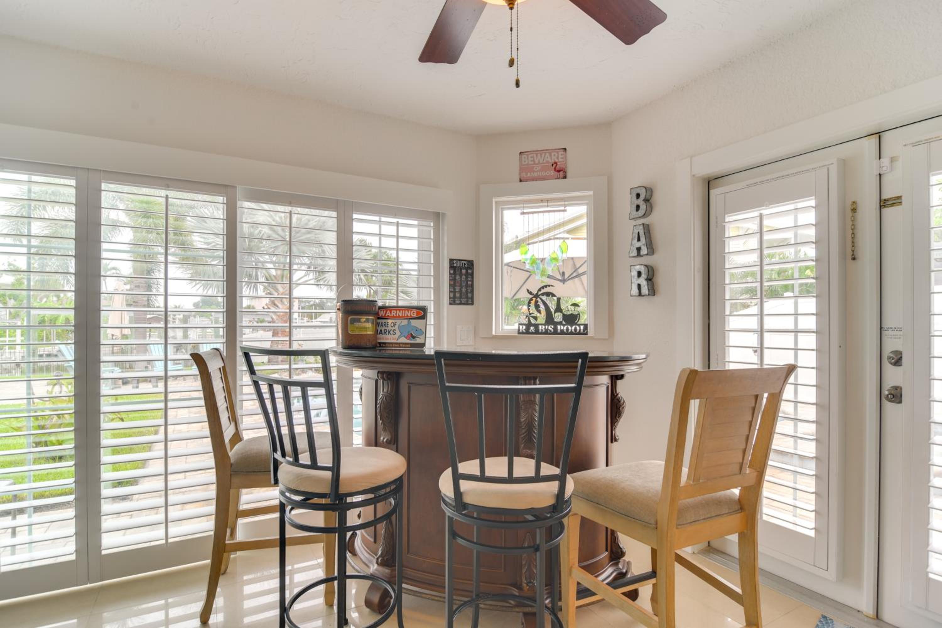 Waterfront Largo Home with Canal Access and Boat Dock