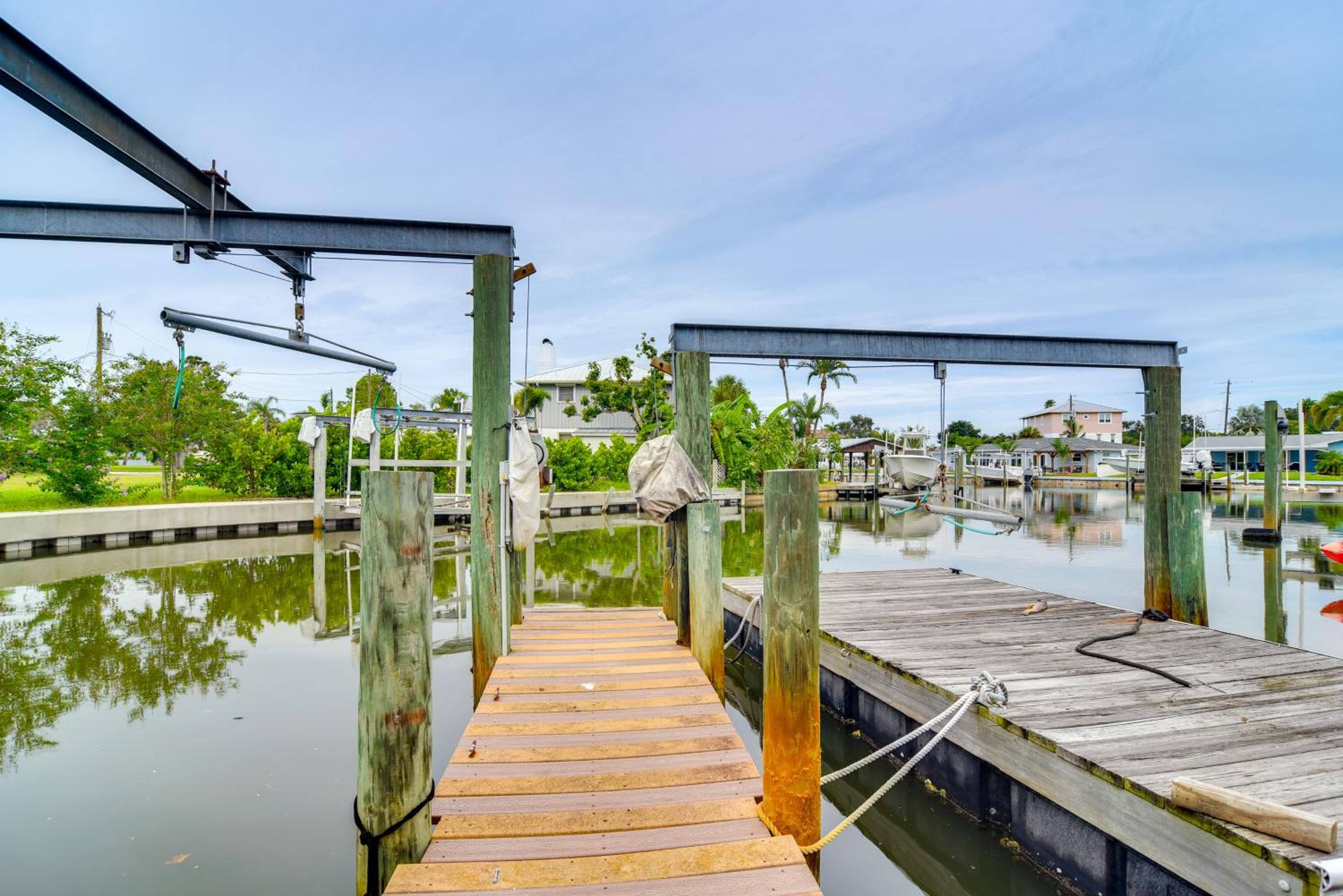 Waterfront Largo Home with Canal Access and Boat Dock