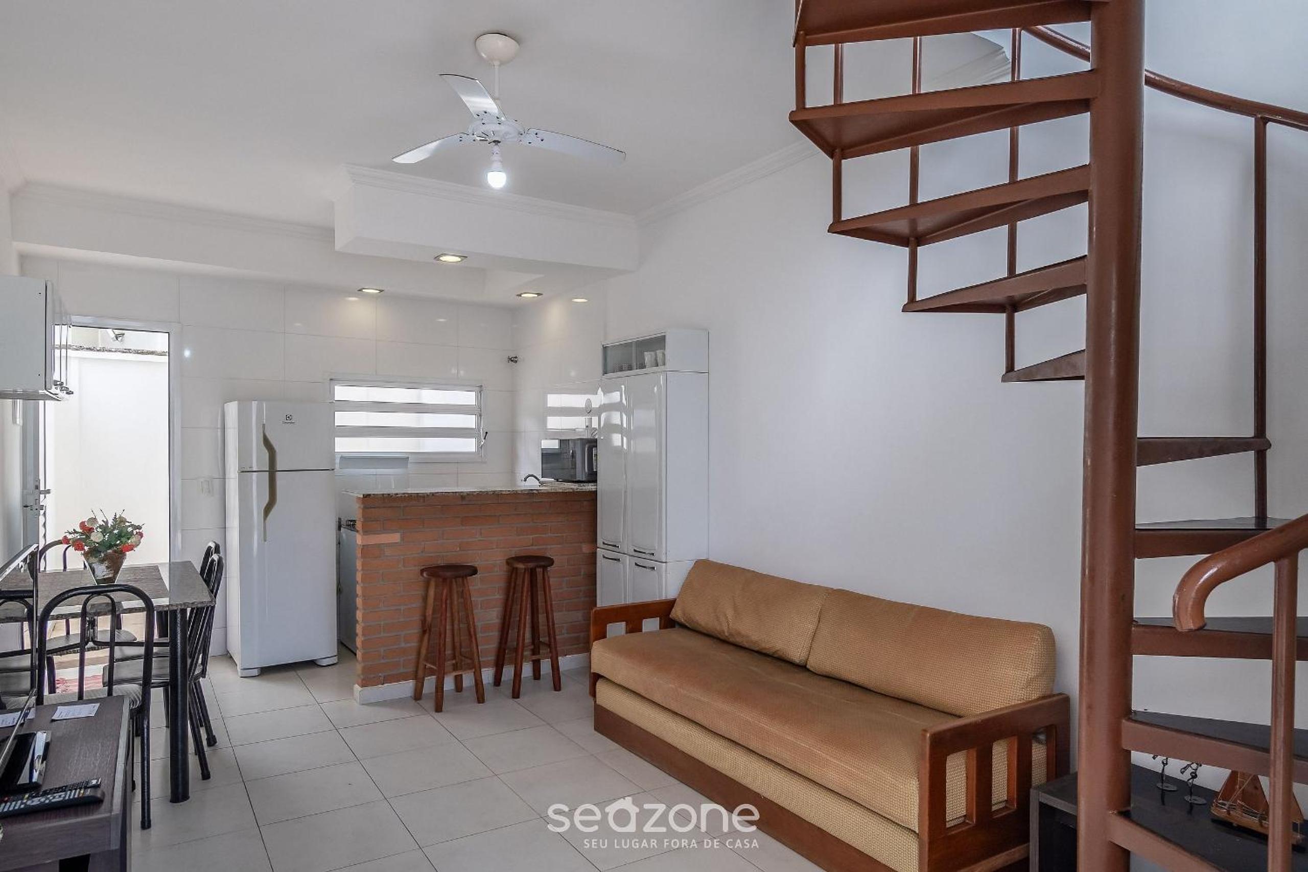 Your stay 350m from the sea in Ubatuba - FUA