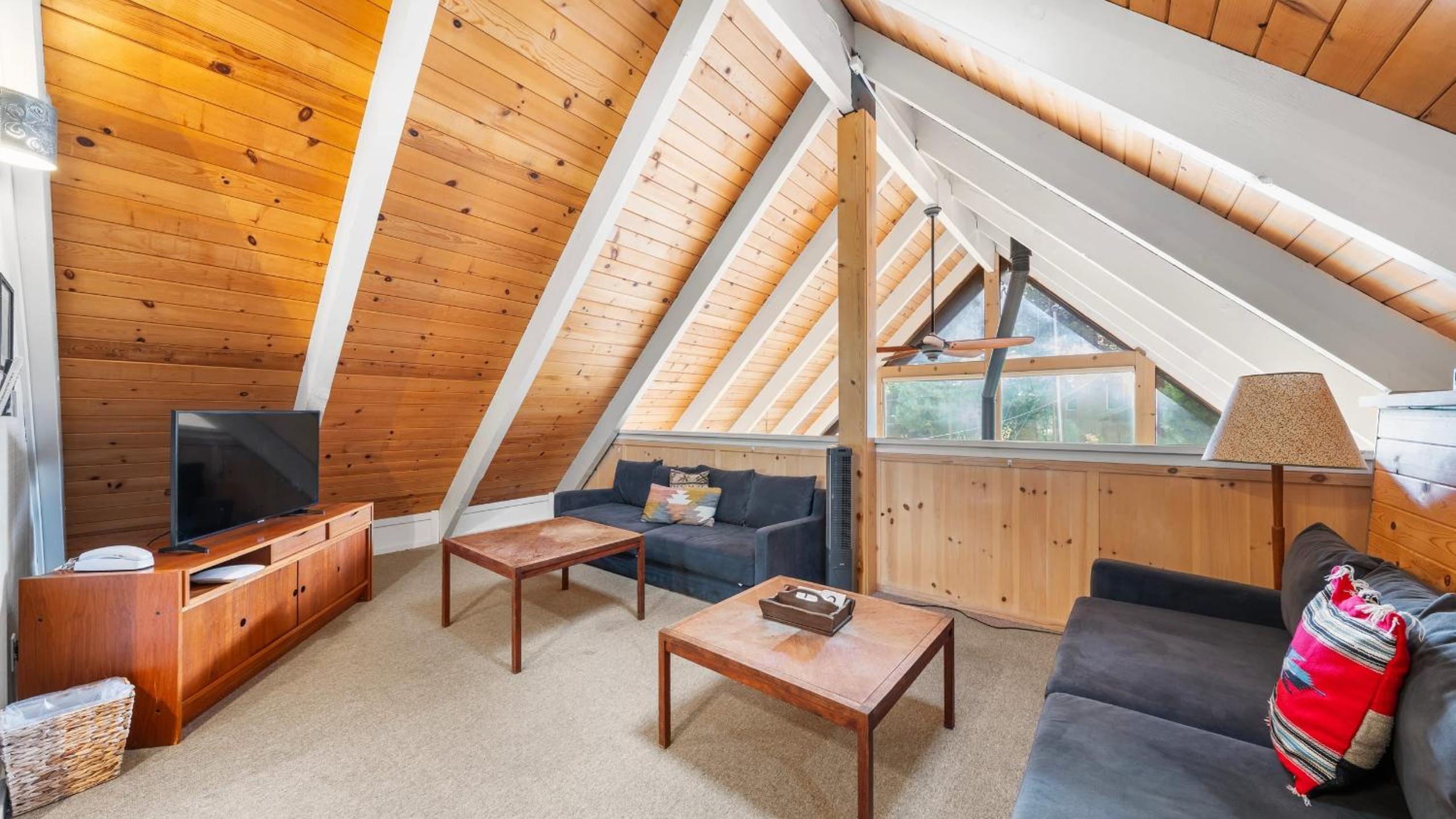 Classic A-Frame Cabin w Hot Tub Deck Easy Access Near Ski Lake Summit Haven by AvantStay