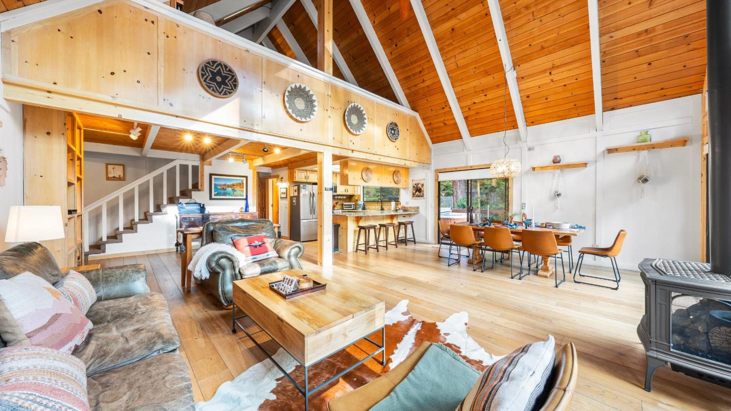 Classic A-Frame Cabin w Hot Tub Deck Easy Access Near Ski Lake Summit Haven by AvantStay