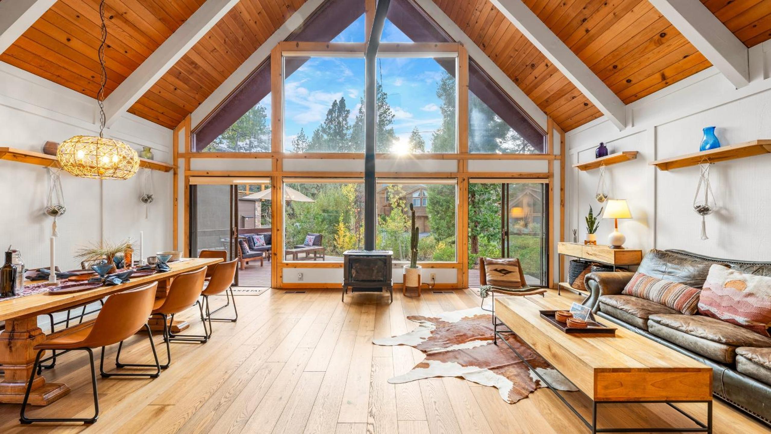Classic A-Frame Cabin w Hot Tub Deck Easy Access Near Ski Lake Summit Haven by AvantStay