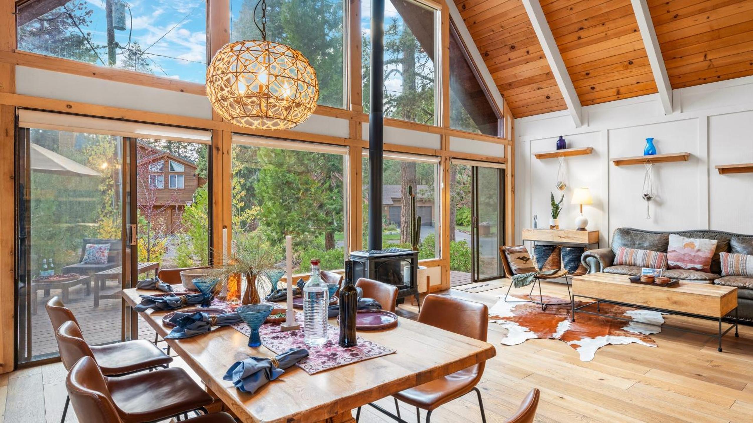 Classic A-Frame Cabin w Hot Tub Deck Easy Access Near Ski Lake Summit Haven by AvantStay