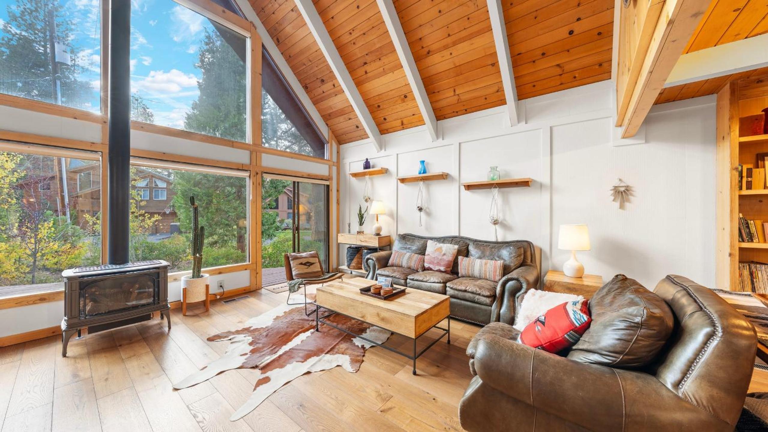 Classic A-Frame Cabin w Hot Tub Deck Easy Access Near Ski Lake Summit Haven by AvantStay