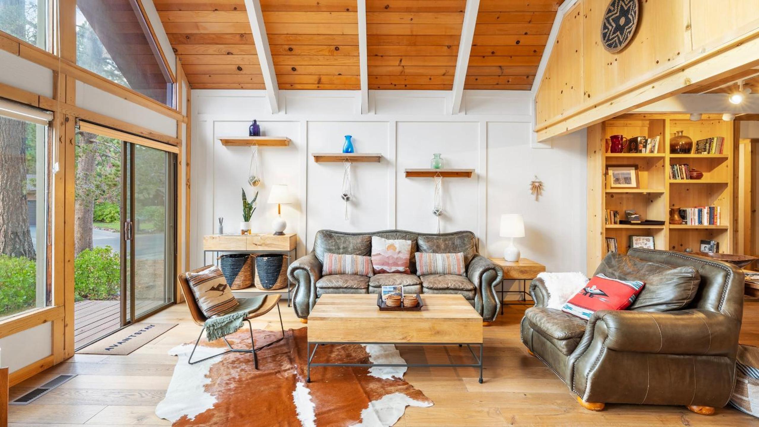 Classic A-Frame Cabin w Hot Tub Deck Easy Access Near Ski Lake Summit Haven by AvantStay