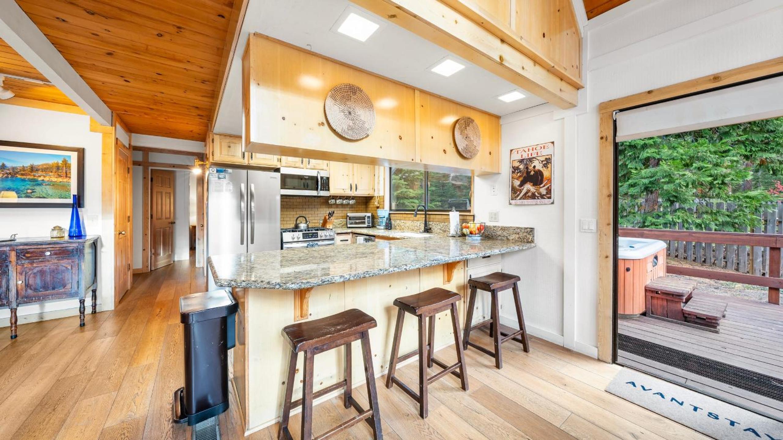 Classic A-Frame Cabin w Hot Tub Deck Easy Access Near Ski Lake Summit Haven by AvantStay