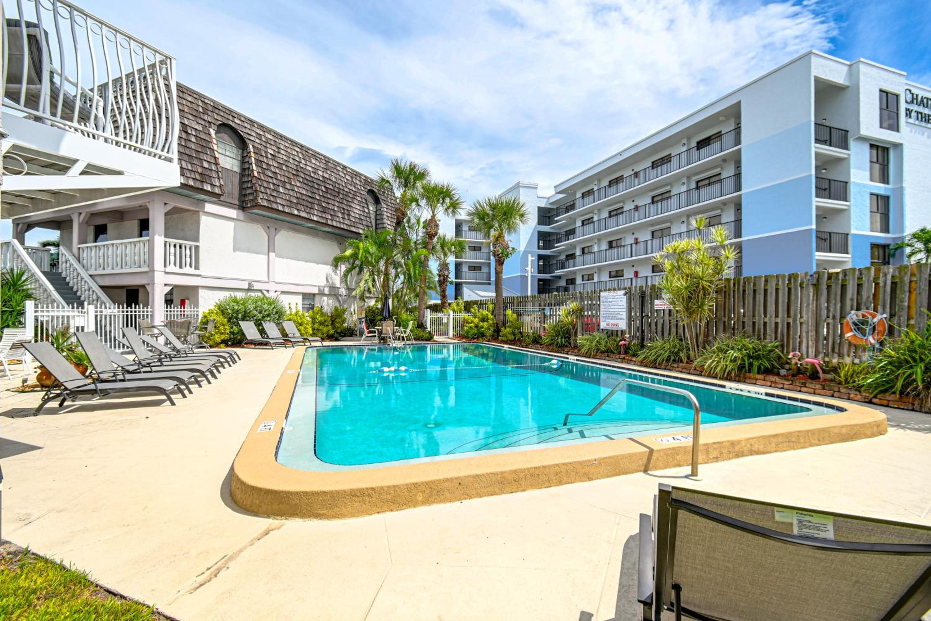 Steps to Sand Condo with Pool Access in Cocoa Beach
