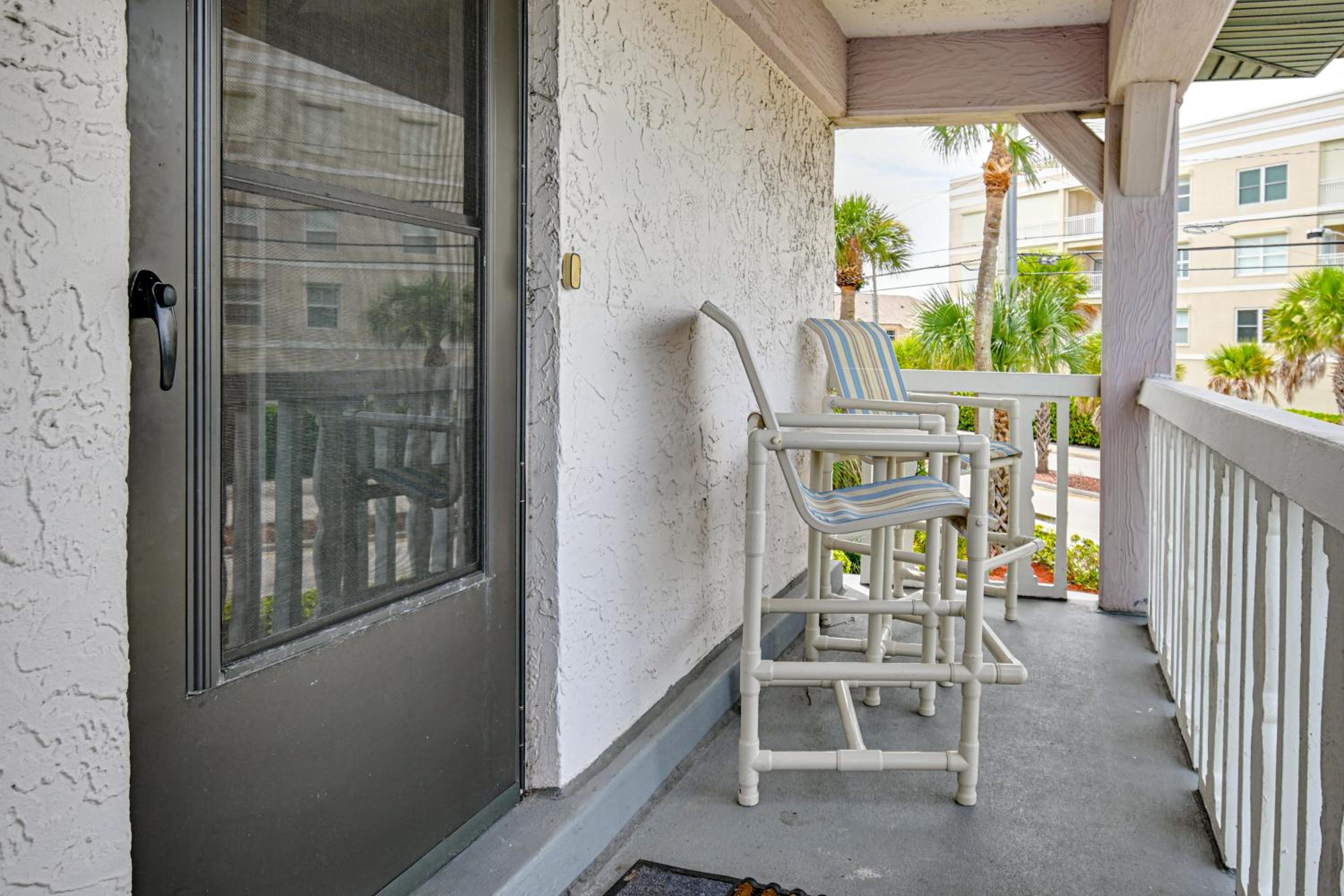 Steps to Sand Condo with Pool Access in Cocoa Beach
