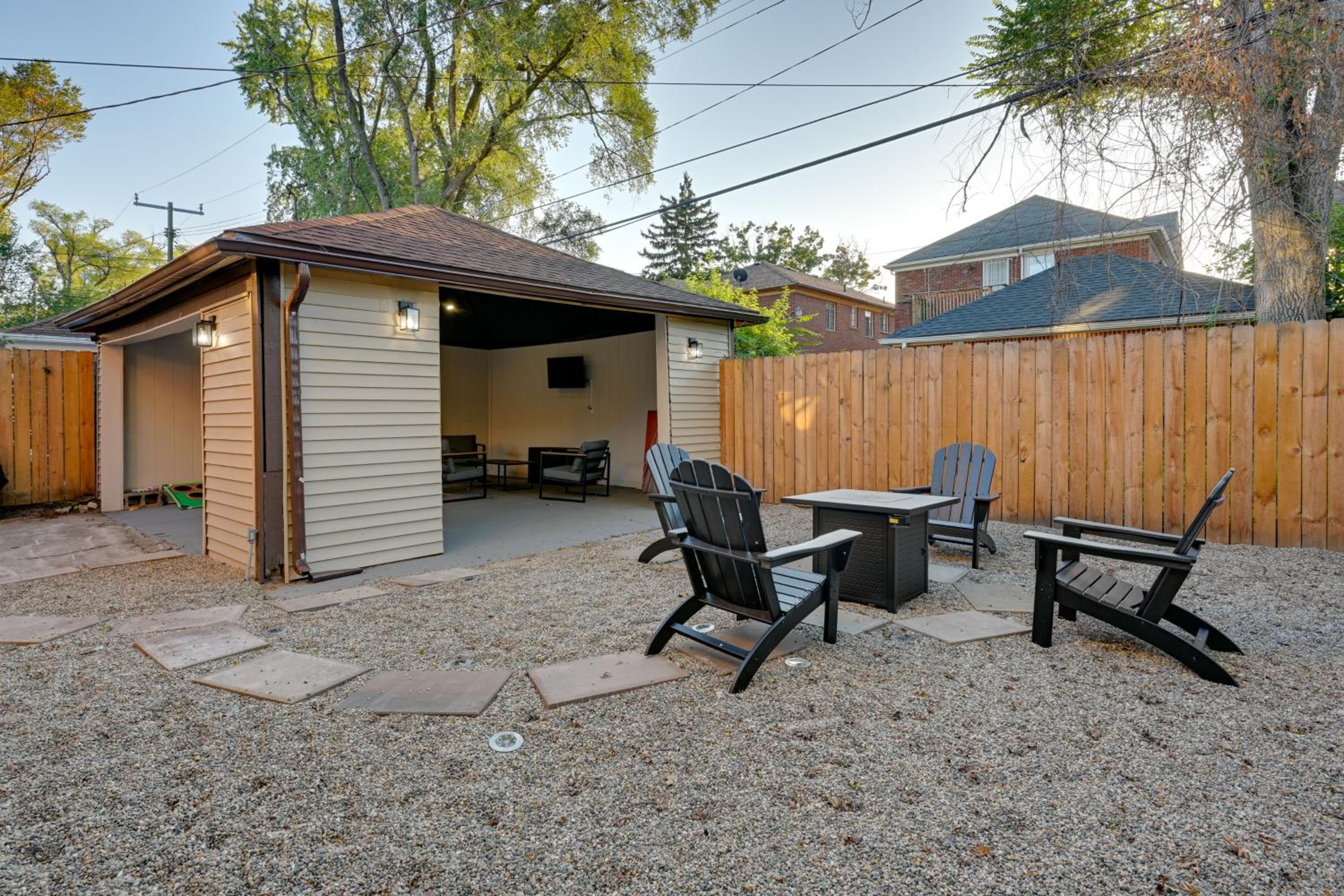 Dogs Welcome! Stylish Detroit Tudor with Fenced Yard