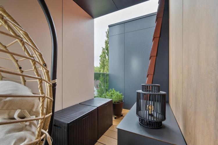 Holiday studio with balcony, indoor pool, sauna