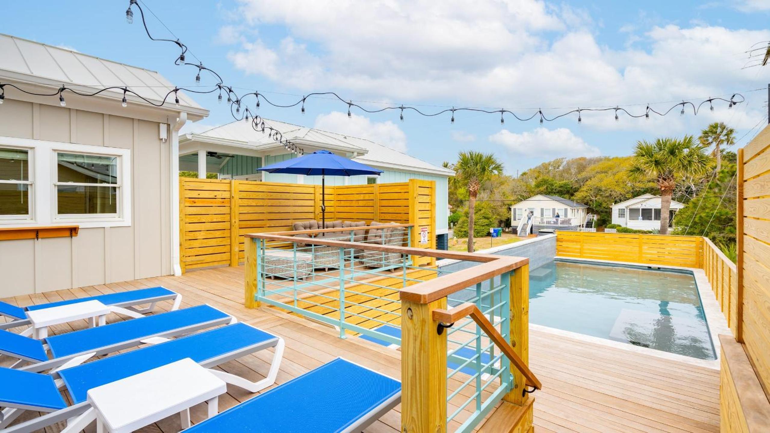 Beachfront Home w Pool Ocean Views Charleston Access Big Turtle
