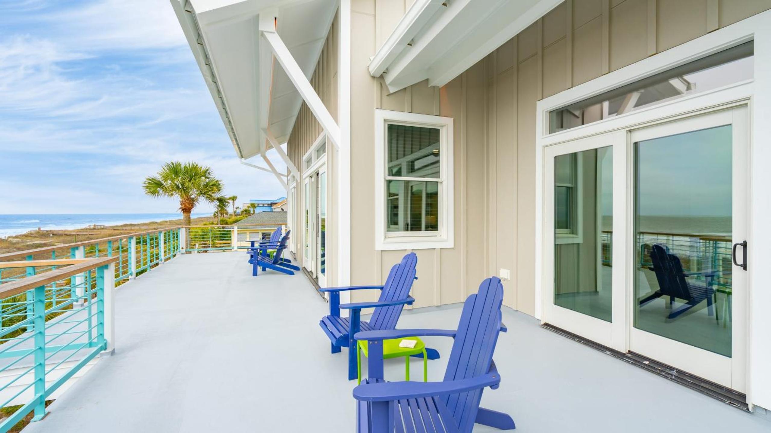 Beachfront Home w Pool Ocean Views Charleston Access Big Turtle