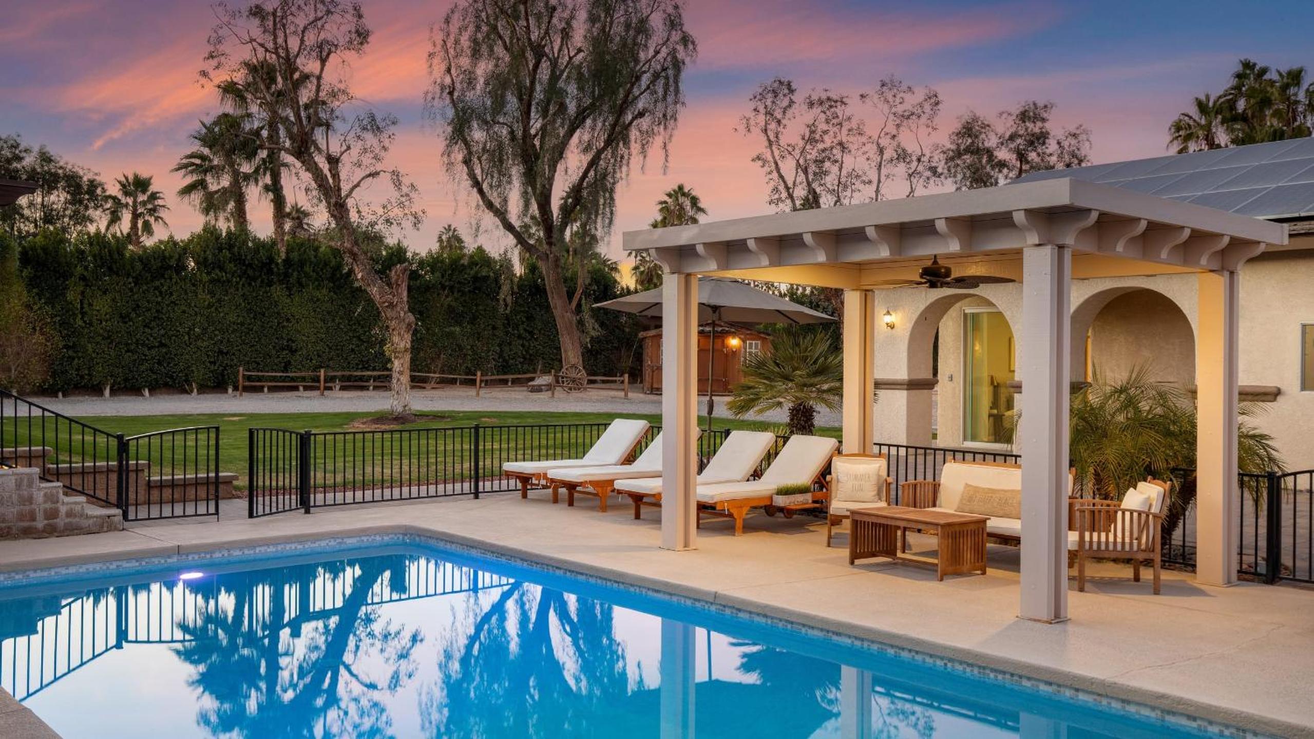 Pool Sports Court Game Garage Fire Pit Olivano Ranch by AvantStay