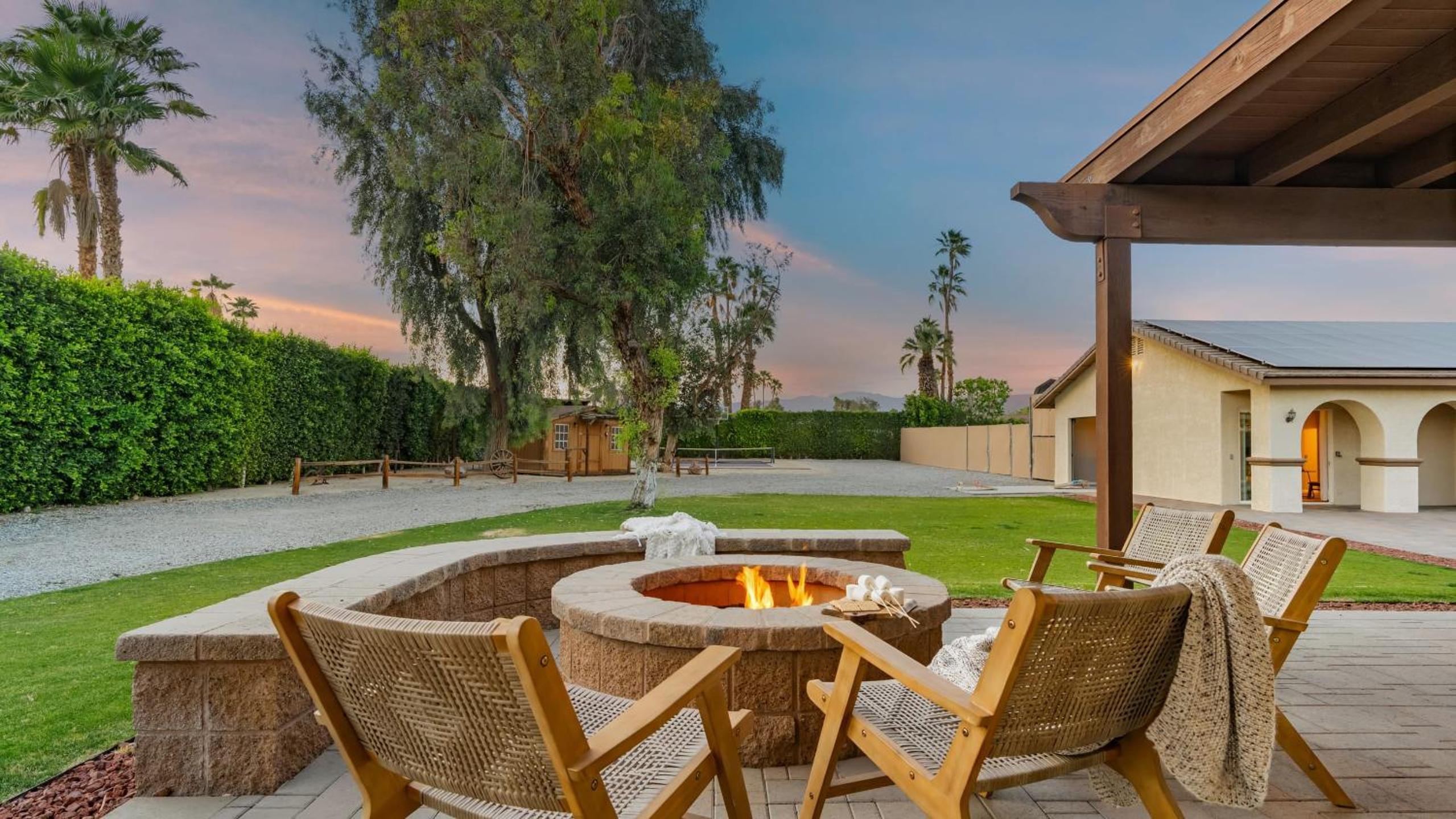 Pool Sports Court Game Garage Fire Pit Olivano Ranch by AvantStay