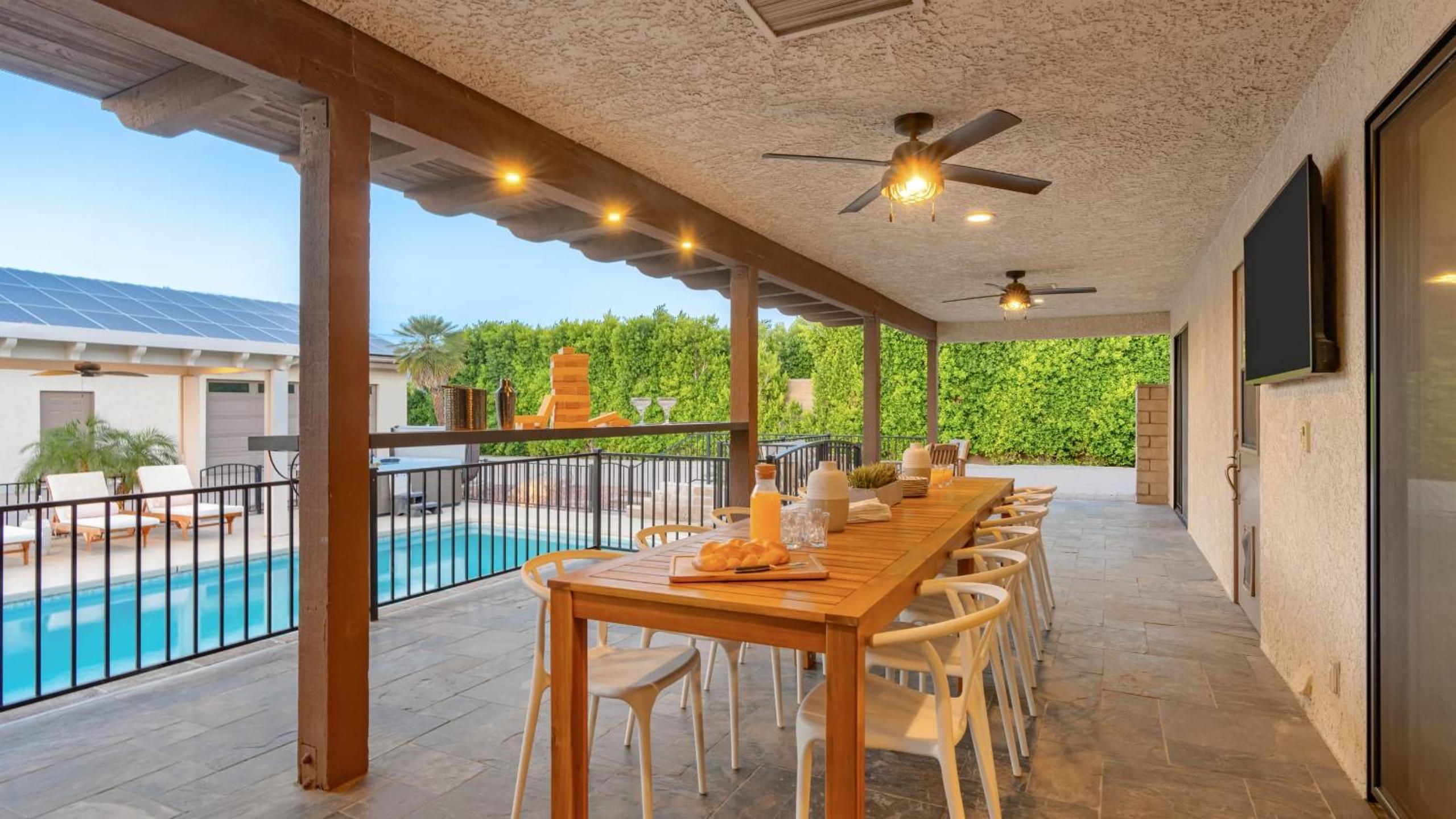 Pool Sports Court Game Garage Fire Pit Olivano Ranch by AvantStay
