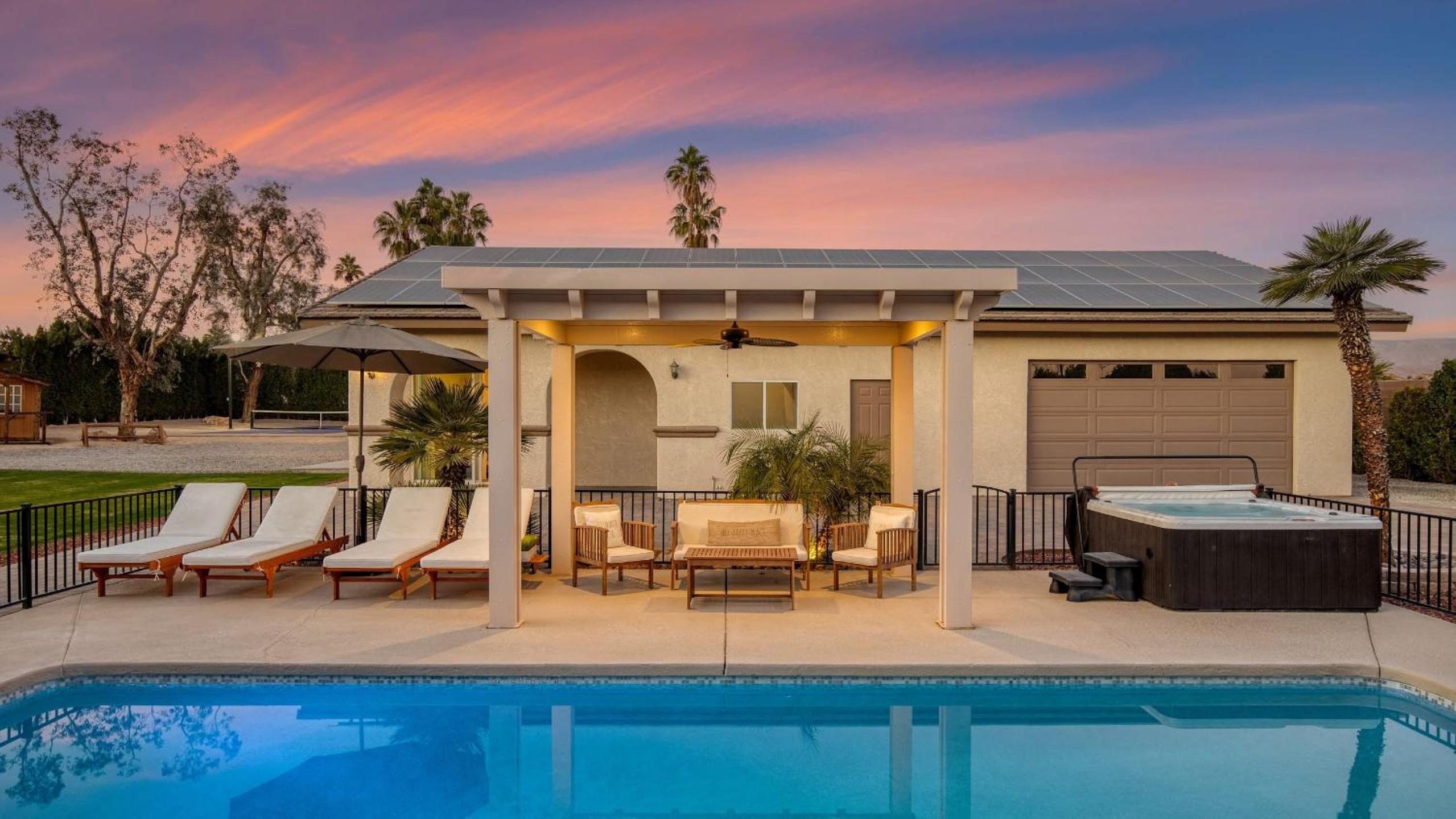 Pool Sports Court Game Garage Fire Pit Olivano Ranch by AvantStay