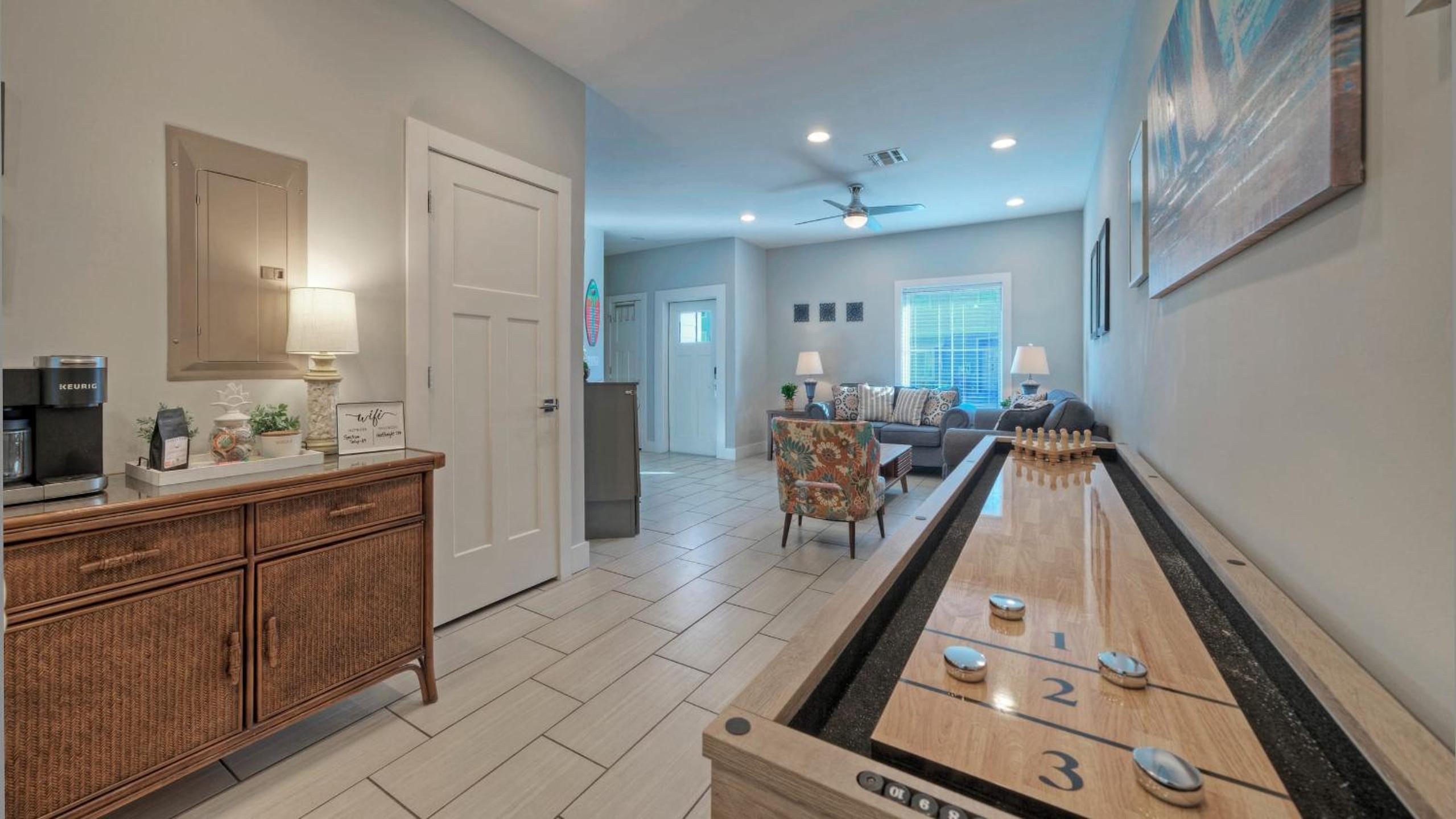 Sleeps 19 2 Homes w Pool FoosballShuffleboard Mins to the Beach Shops
