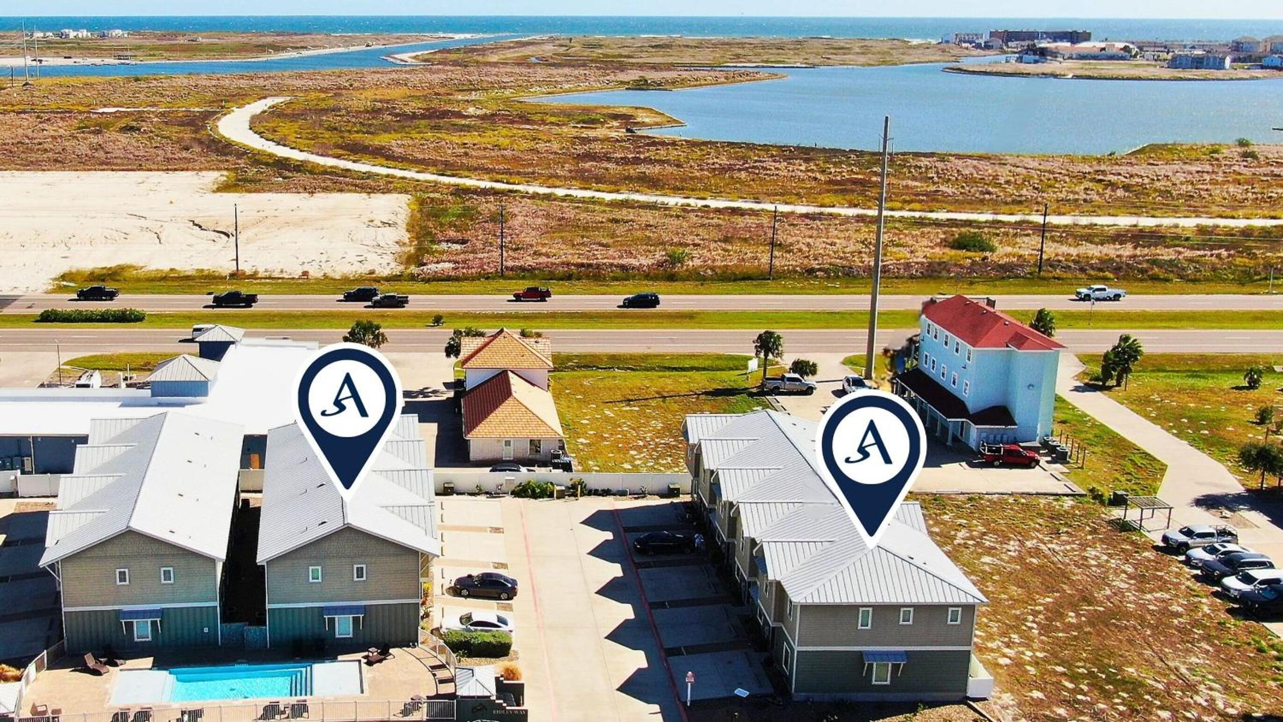 Sleeps 19 2 Homes w Pool FoosballShuffleboard Mins to the Beach Shops