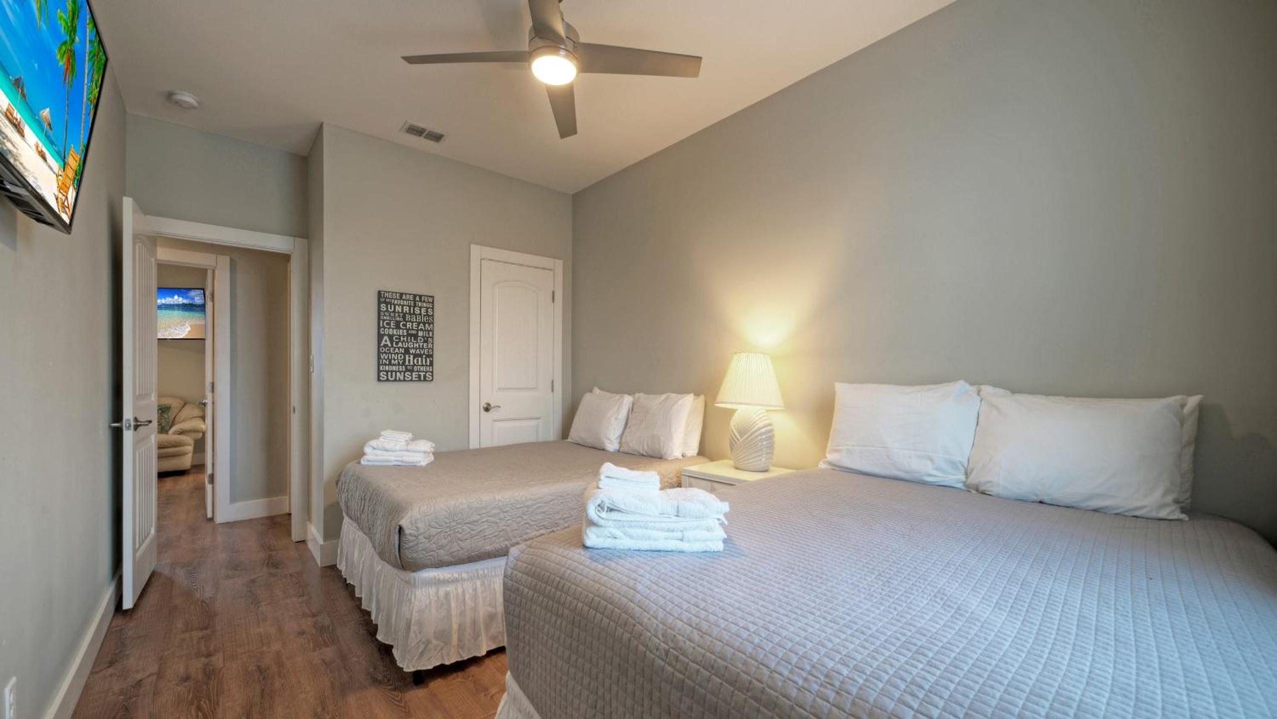 Sleeps 19 2 Homes w Pool FoosballShuffleboard Mins to the Beach Shops