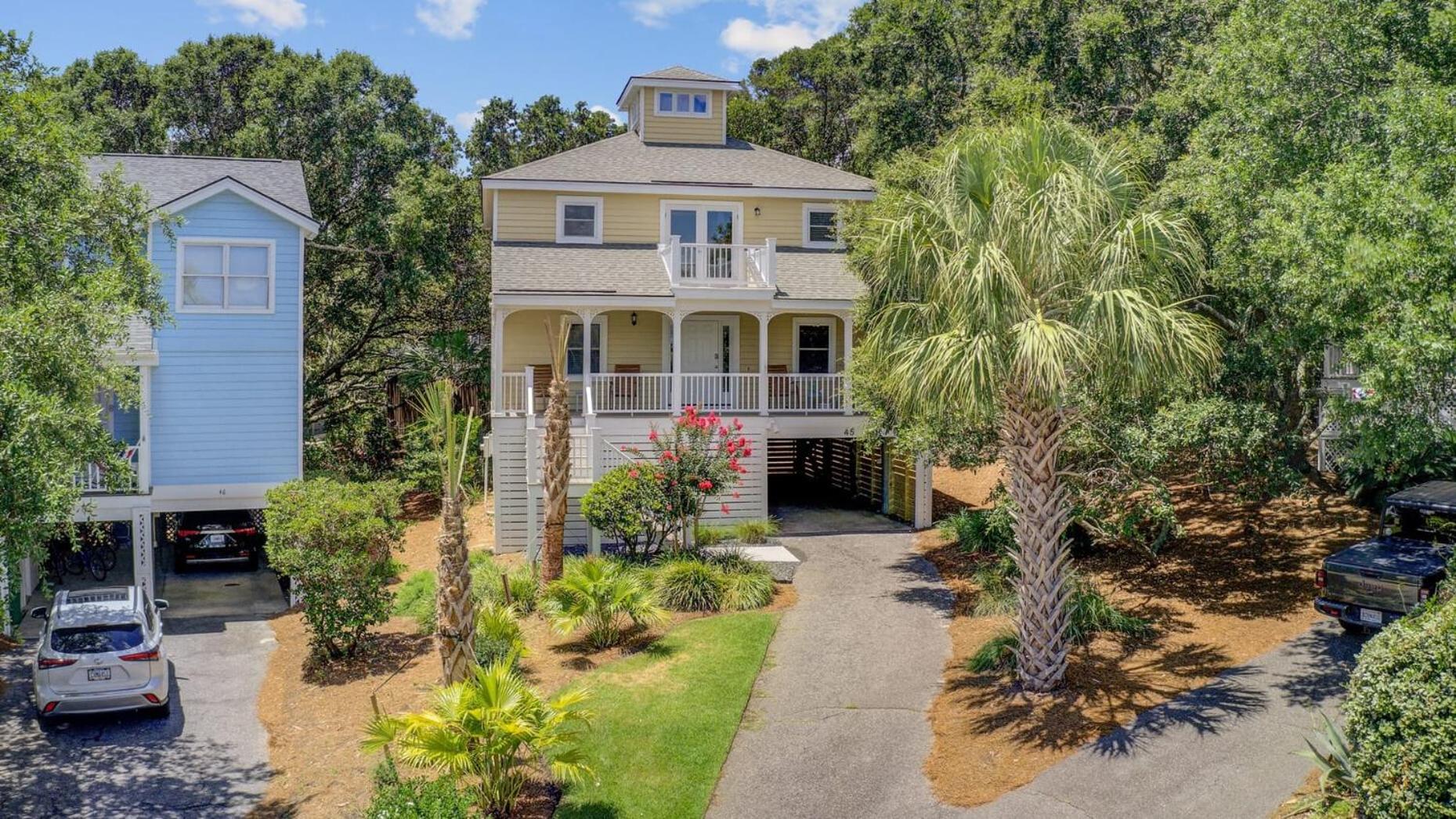 Steps to Beach Pool Screened Porch Pelican Bay 45 at Wild Dunes Resort