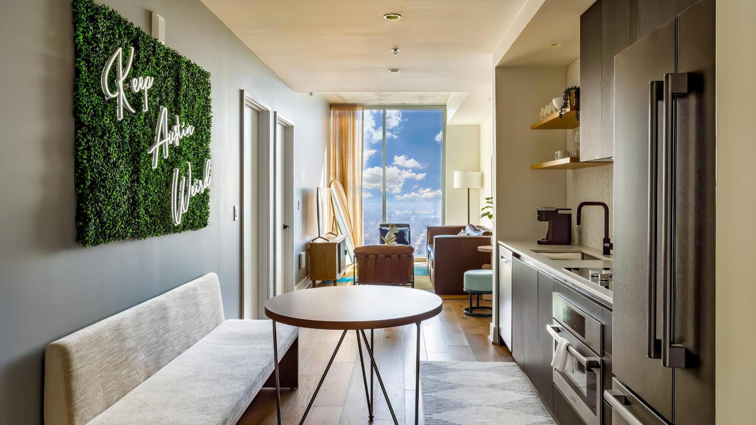 Sleeps 34 11 Condos in New Austin High Rise w Rooftop Pool Gym Yoga Studio