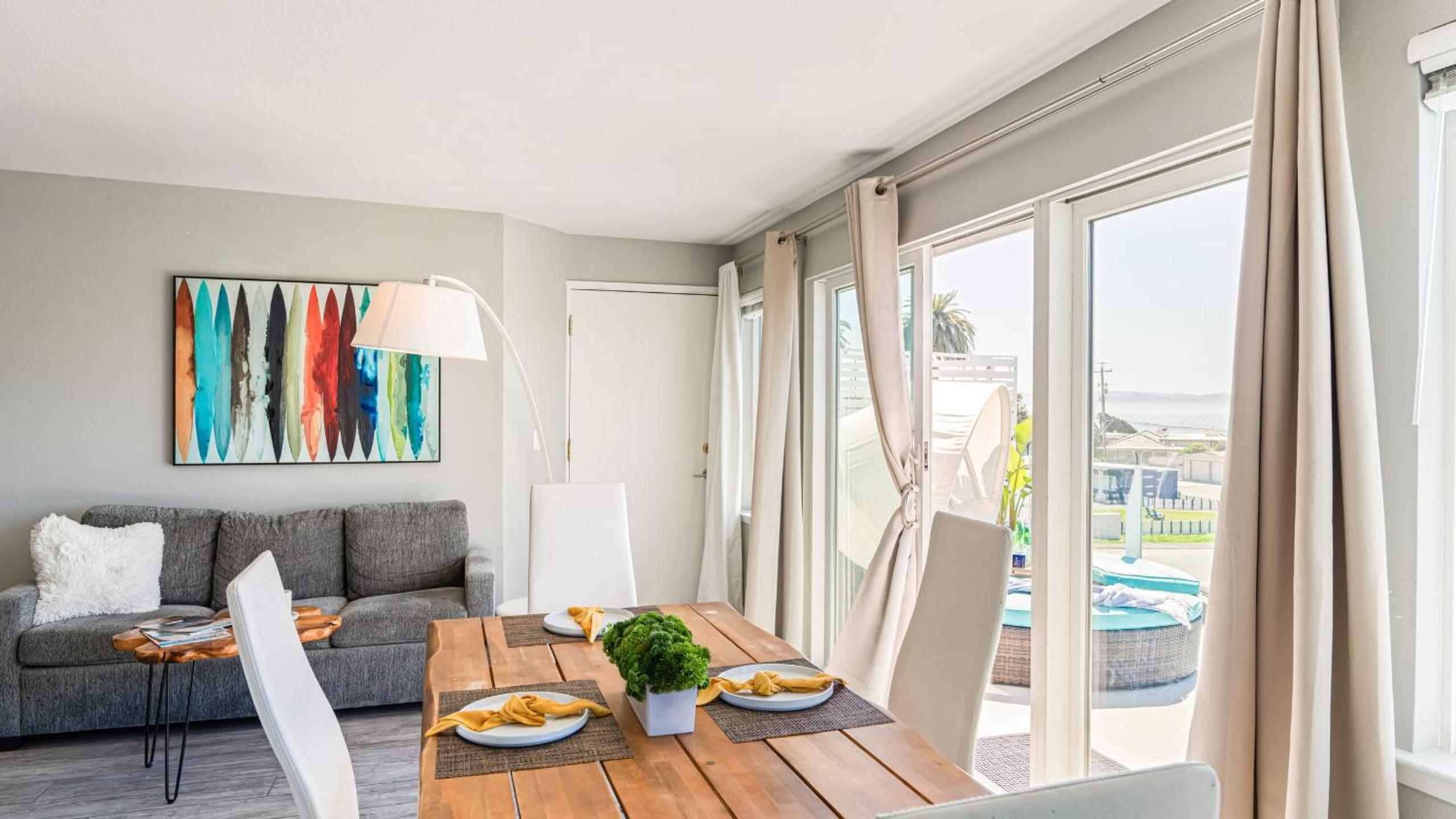 4 Cayucos Bungalows Steps to Beach Sleeps 16 Pet Friendly