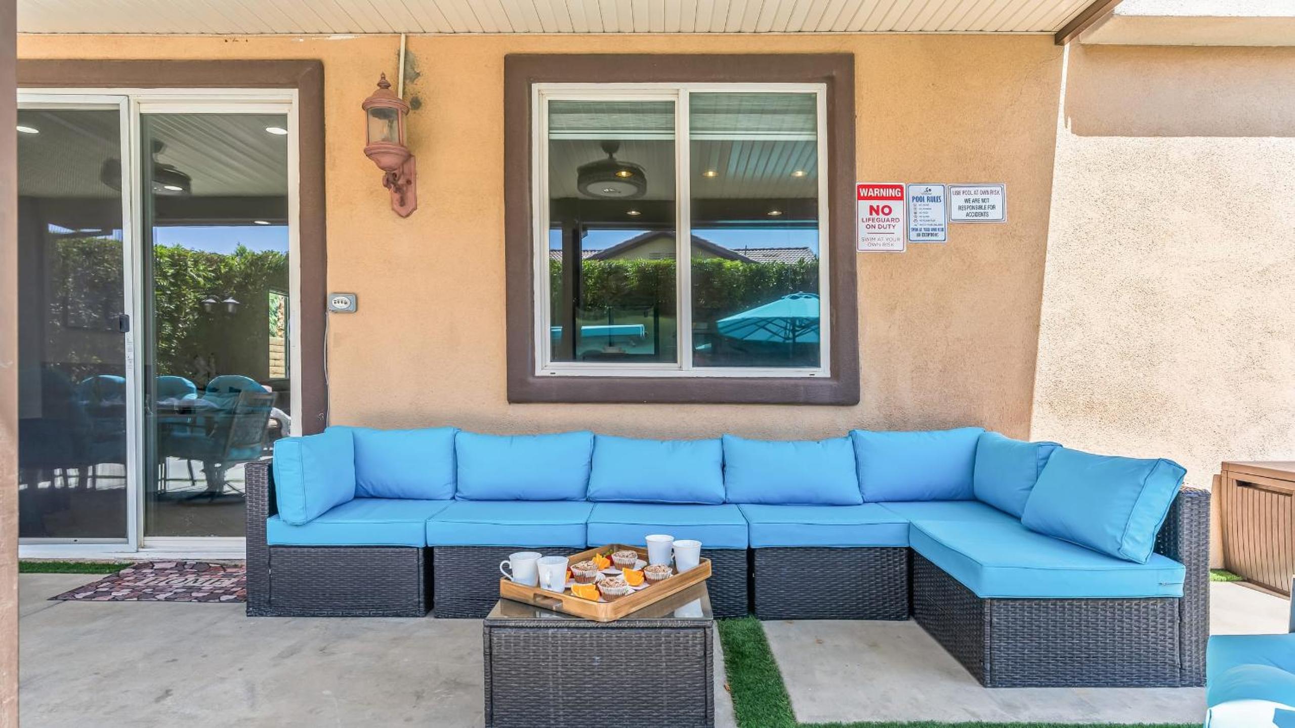 Casa Campo 5BR Desert Oasis w Pool Firepit Outdoor Lounge