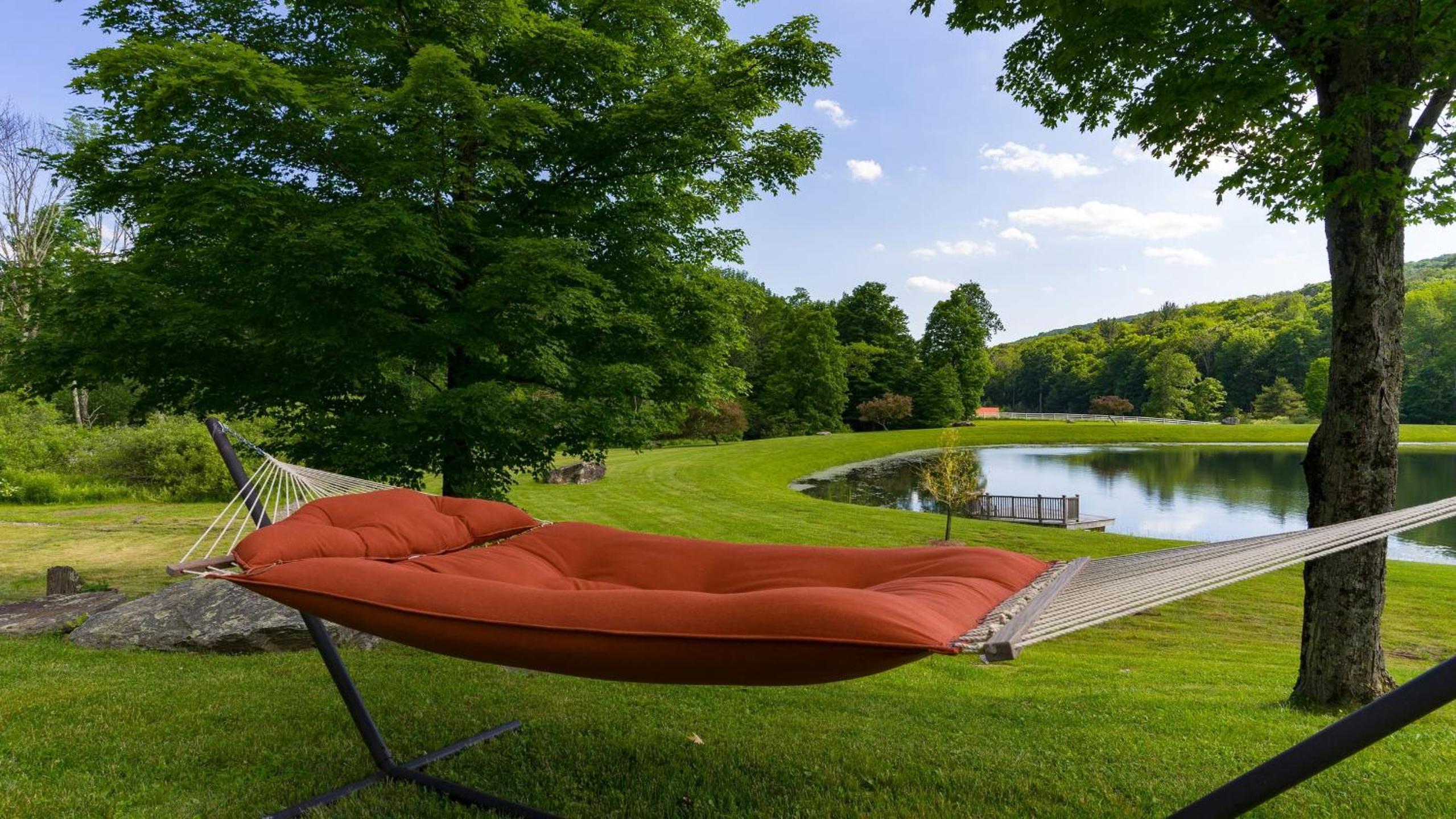 Secluded Berkshires Estate Private PondPoolTheater Gym Sunny Pond