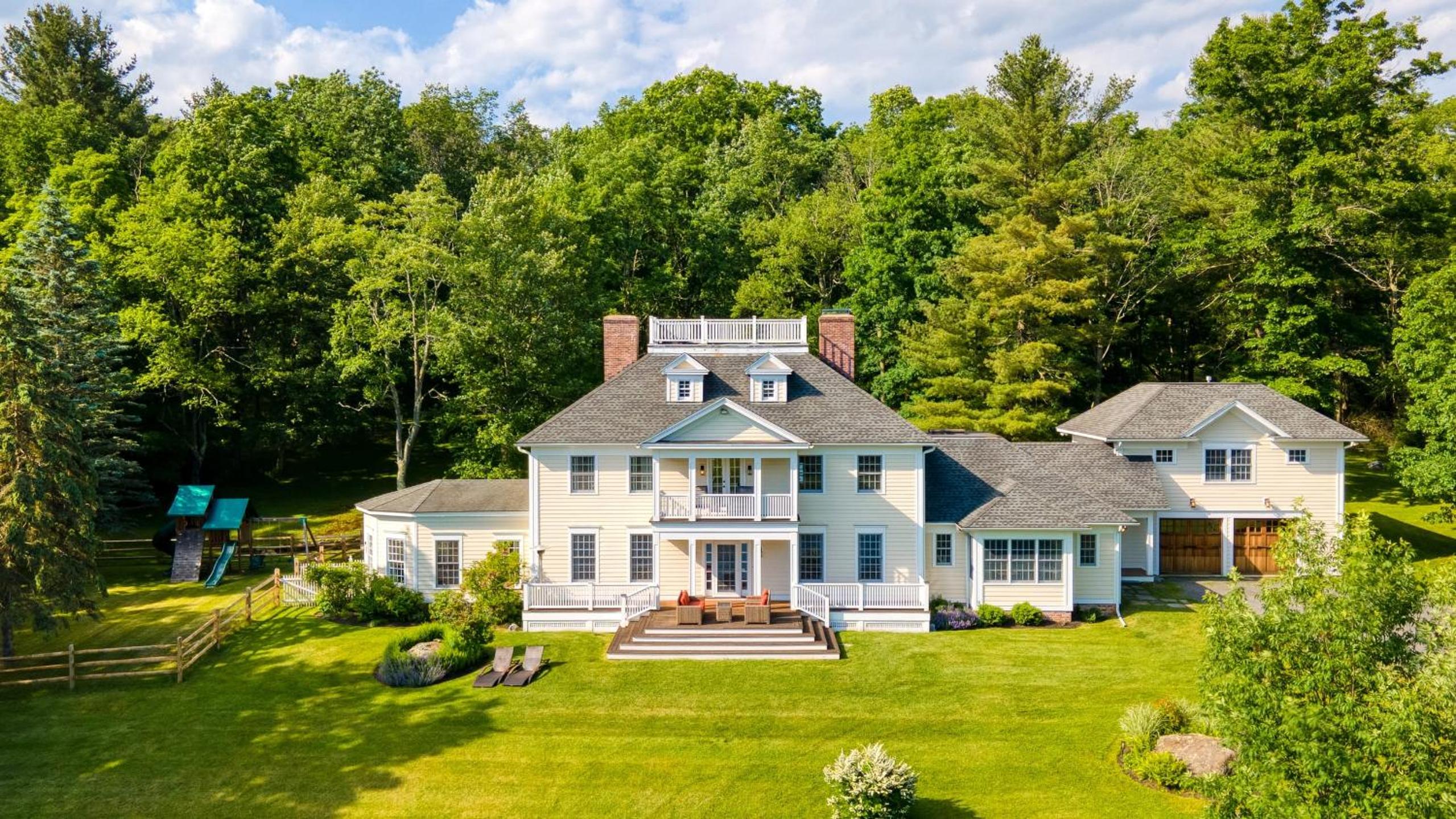 Secluded Berkshires Estate Private PondPoolTheater Gym Sunny Pond