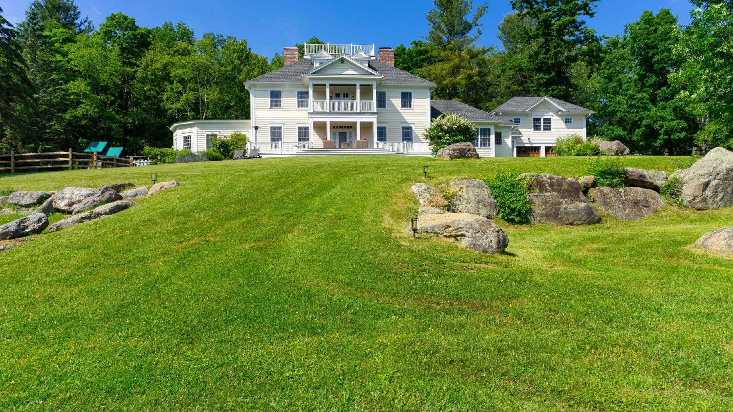 Secluded Berkshires Estate Private PondPoolTheater Gym Sunny Pond