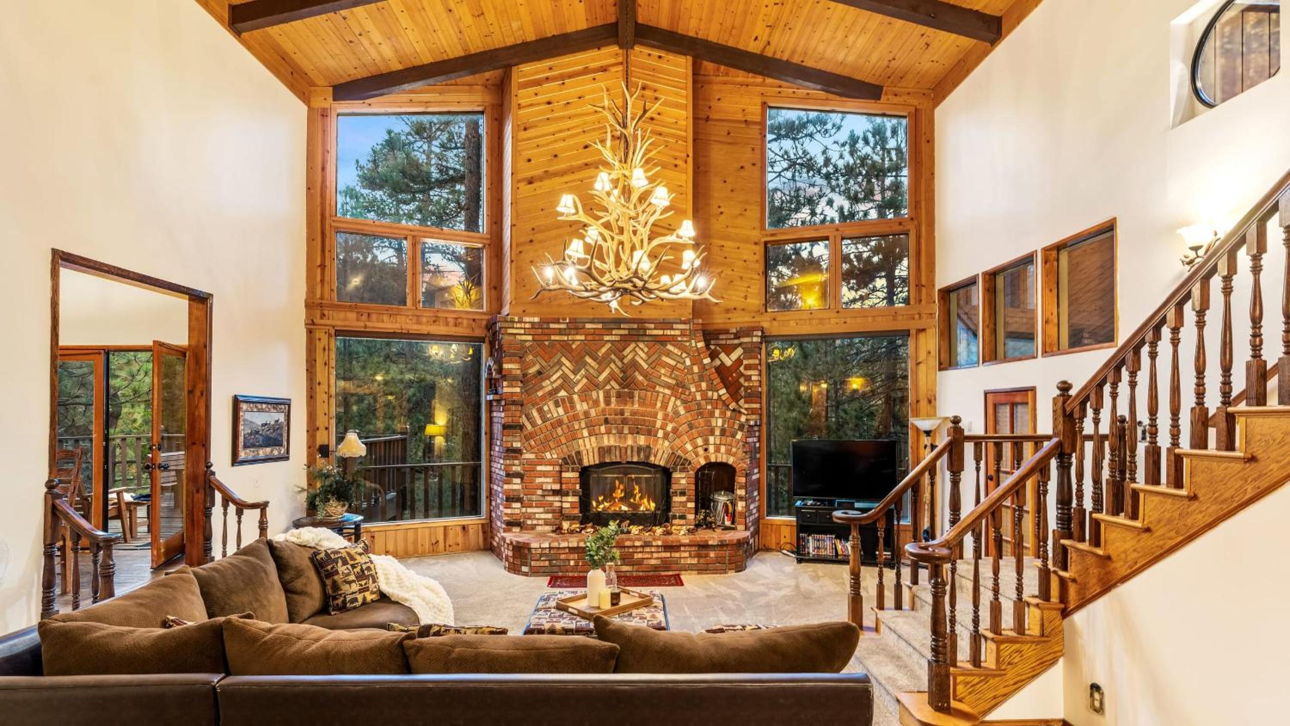 Lakeview Cabin w Game Room Deck Near Ski Slopes Trails Sleeps 16 Waterview by AvantStay