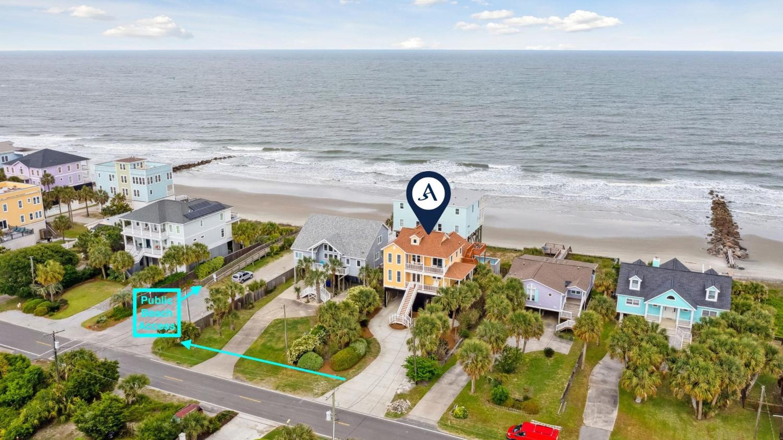 Oceanfront w Pool Panoramic Deck Views 5BDR Folly Ocean Breeze by AvantStay