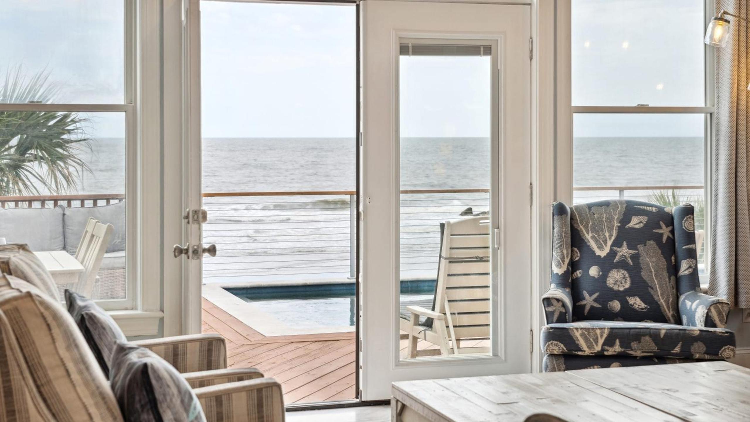 Oceanfront w Pool Panoramic Deck Views 5BDR Folly Ocean Breeze by AvantStay