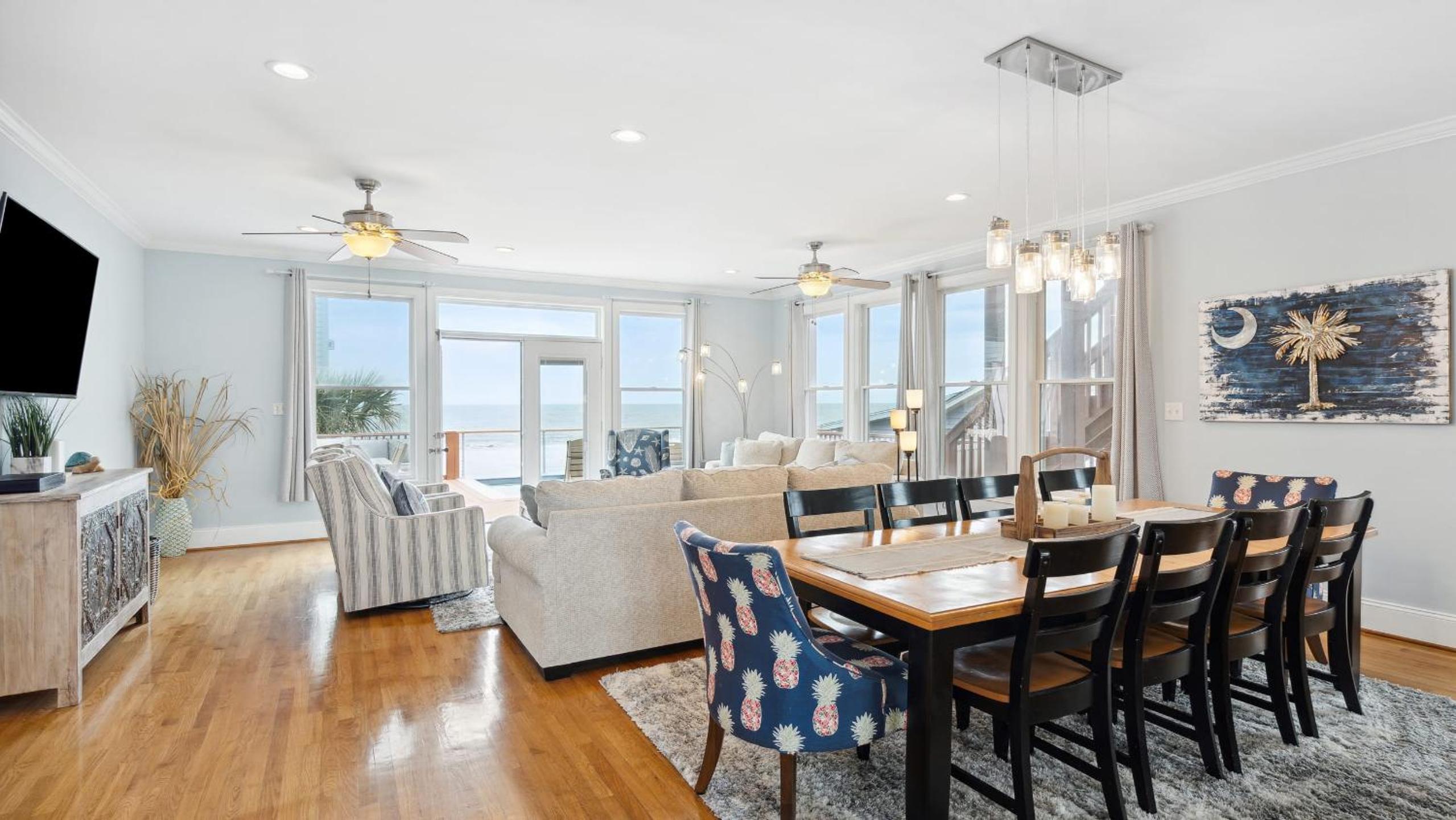 Oceanfront w Pool Panoramic Deck Views 5BDR Folly Ocean Breeze by AvantStay