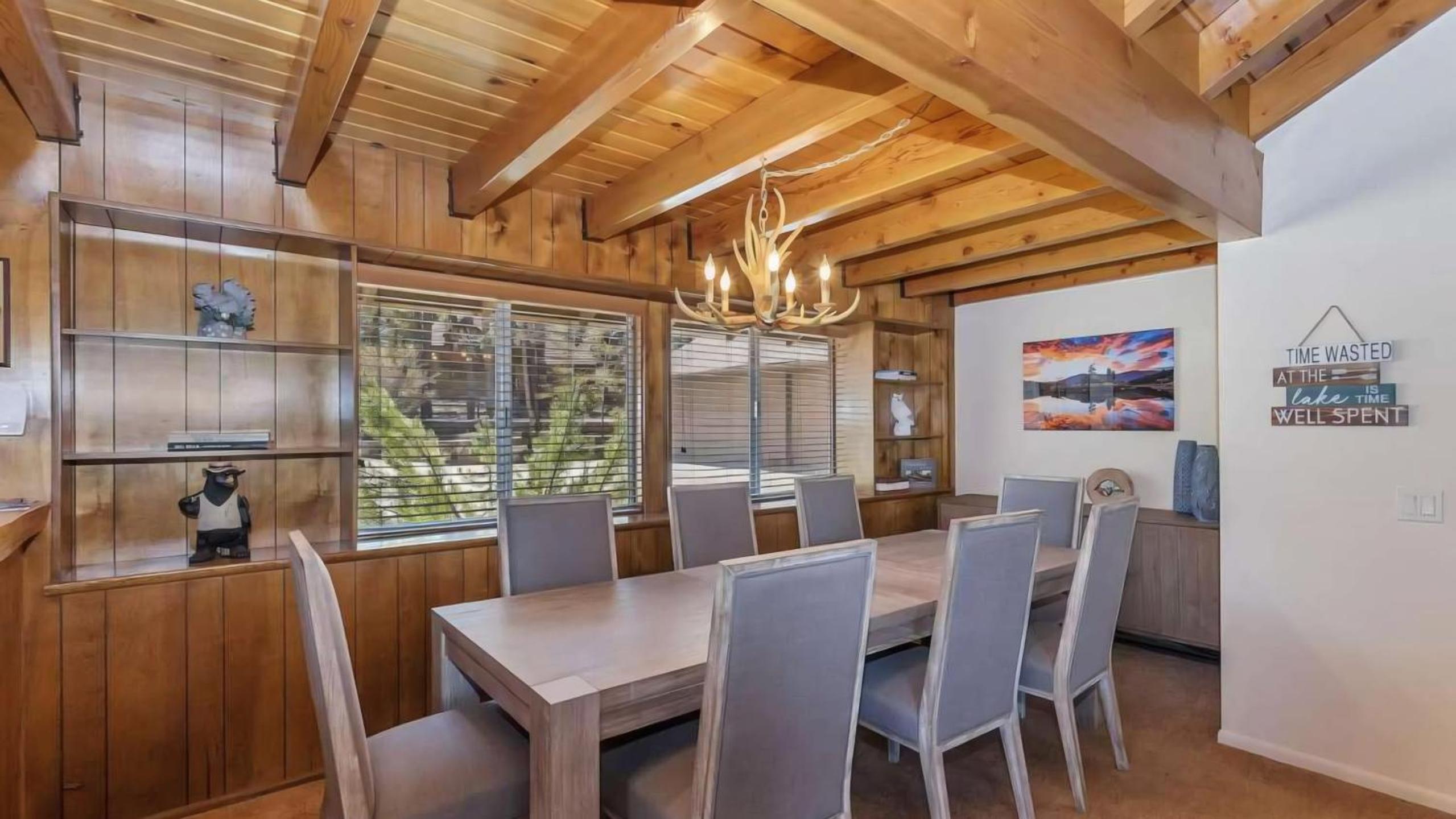 Sleeps 23 2 Homes Lakefront Private Dock Hot Tub Game Room Swingset View