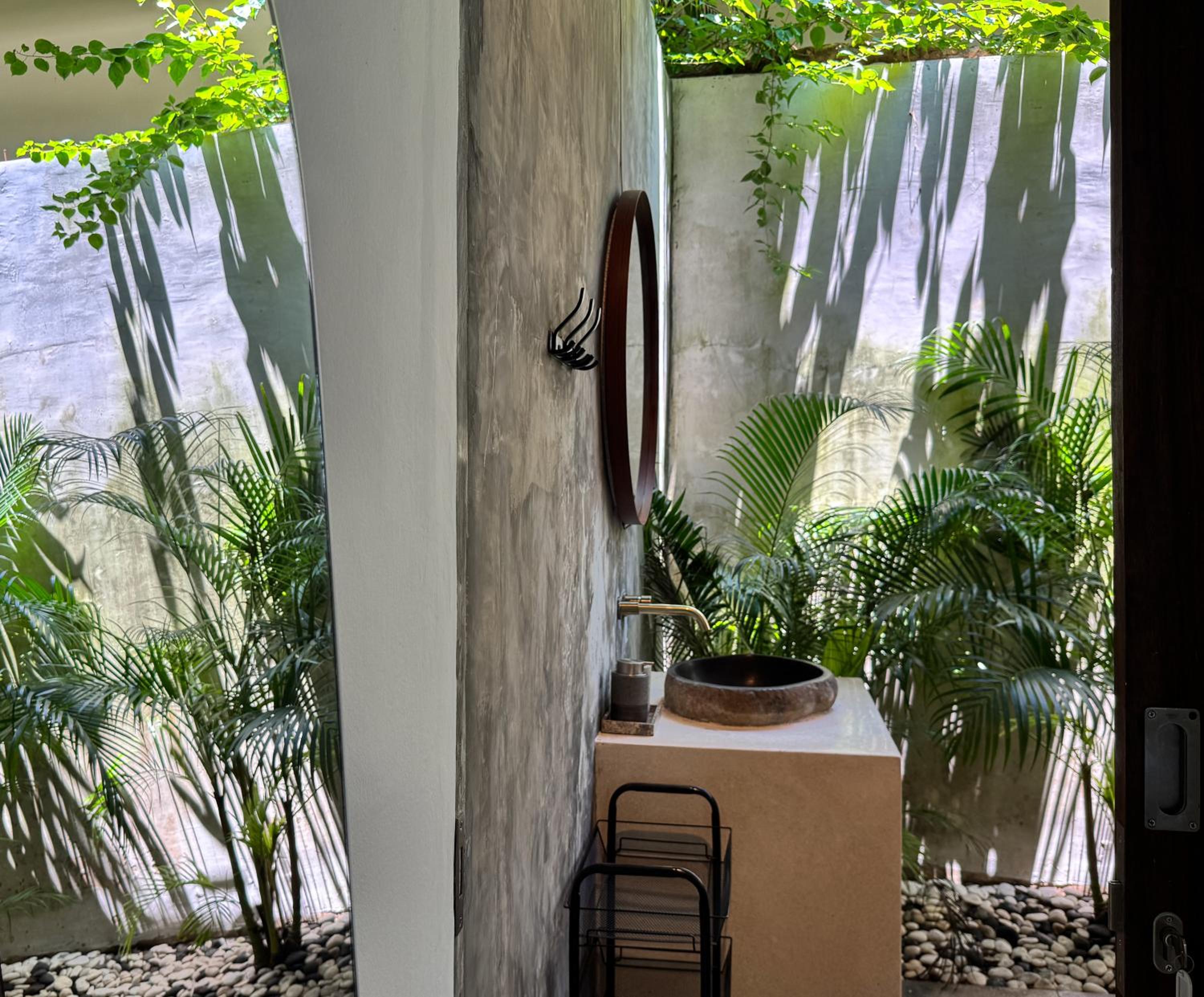 3BR Tropical Villa with Pool & Lush Garden Oasis, 4 minutes to the beach