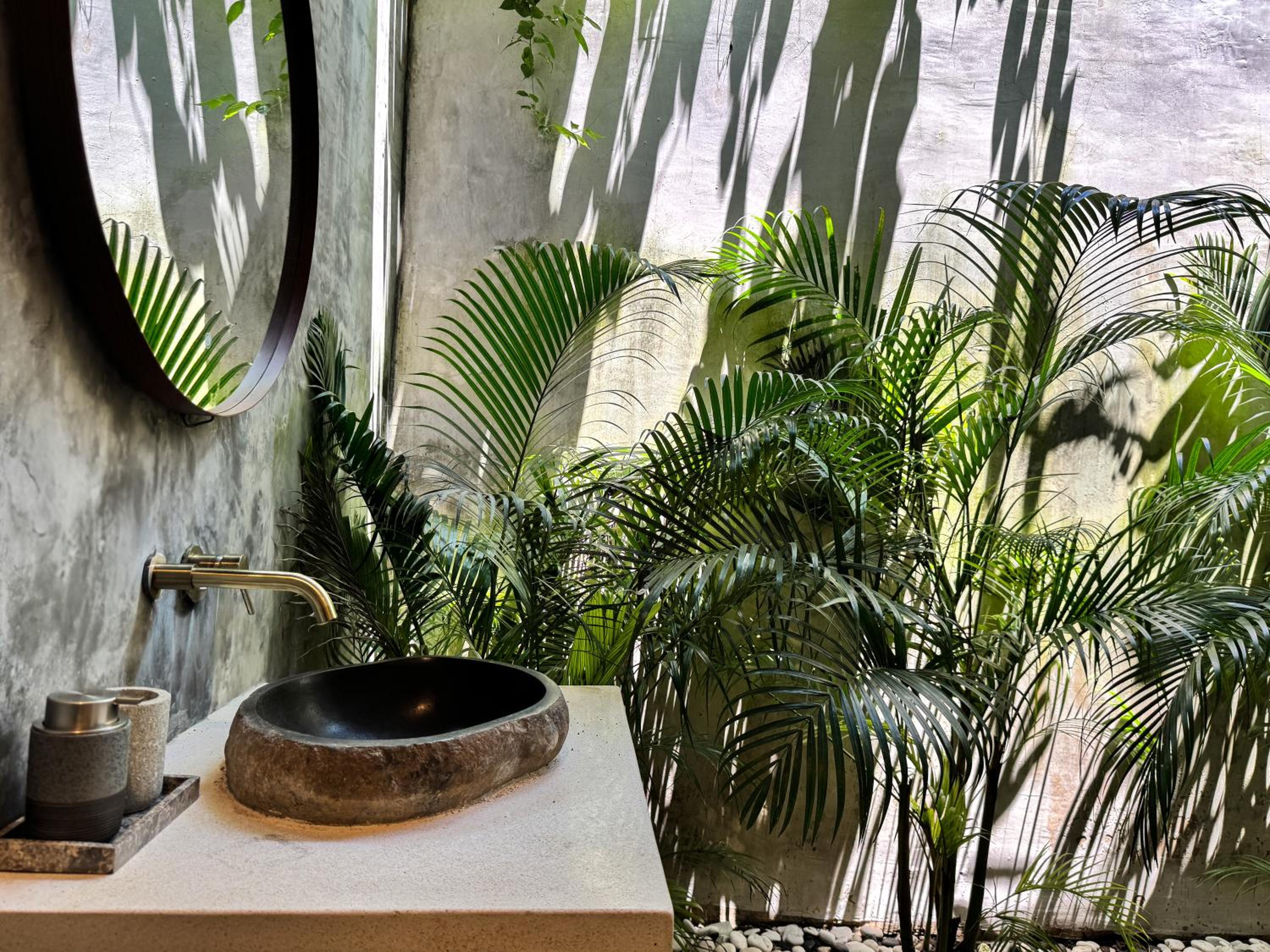 3BR Tropical Villa with Pool & Lush Garden Oasis, 4 minutes to the beach