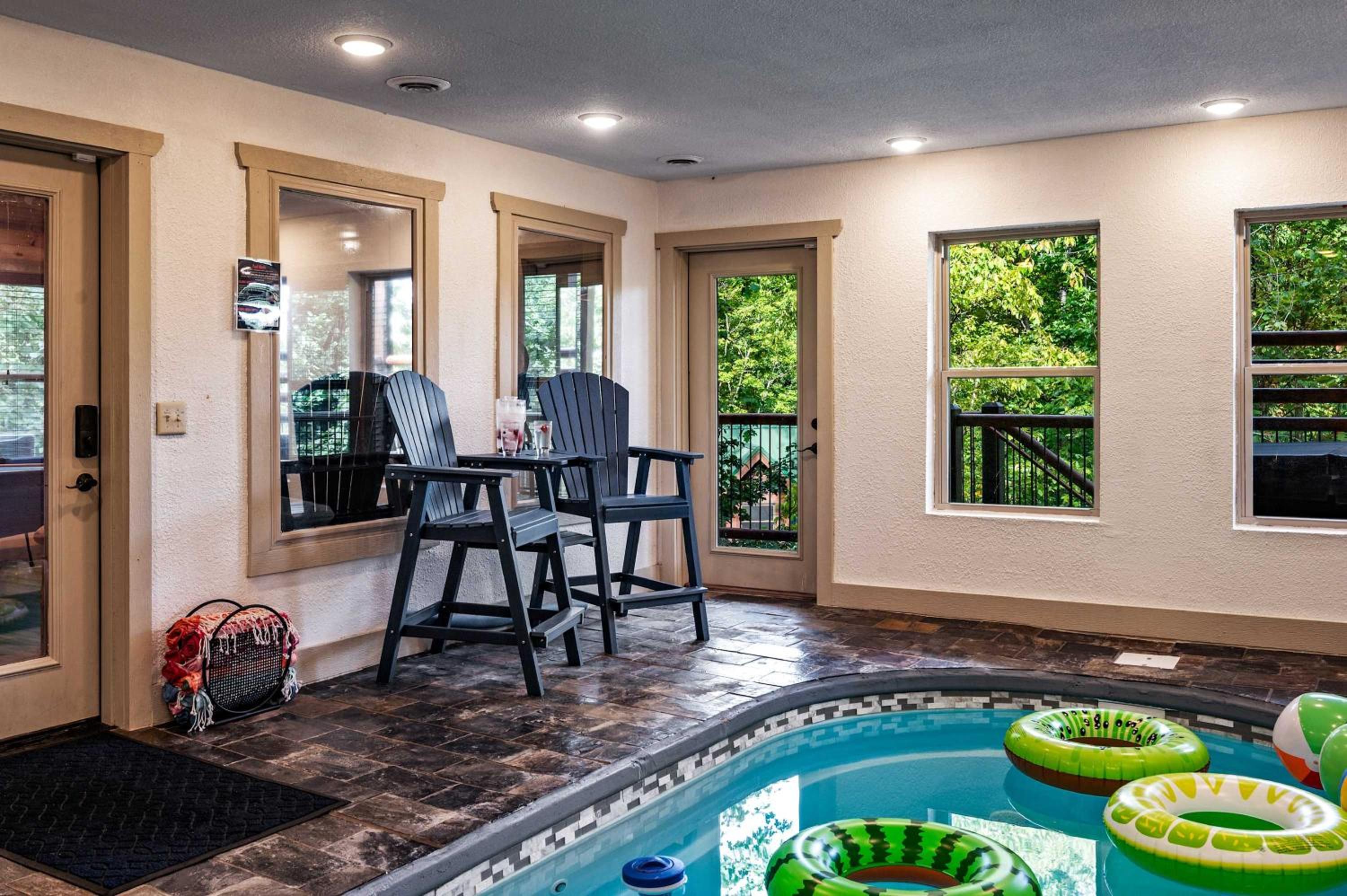 Luxury Cabin with Indoor Pool in the Smoky Mountains