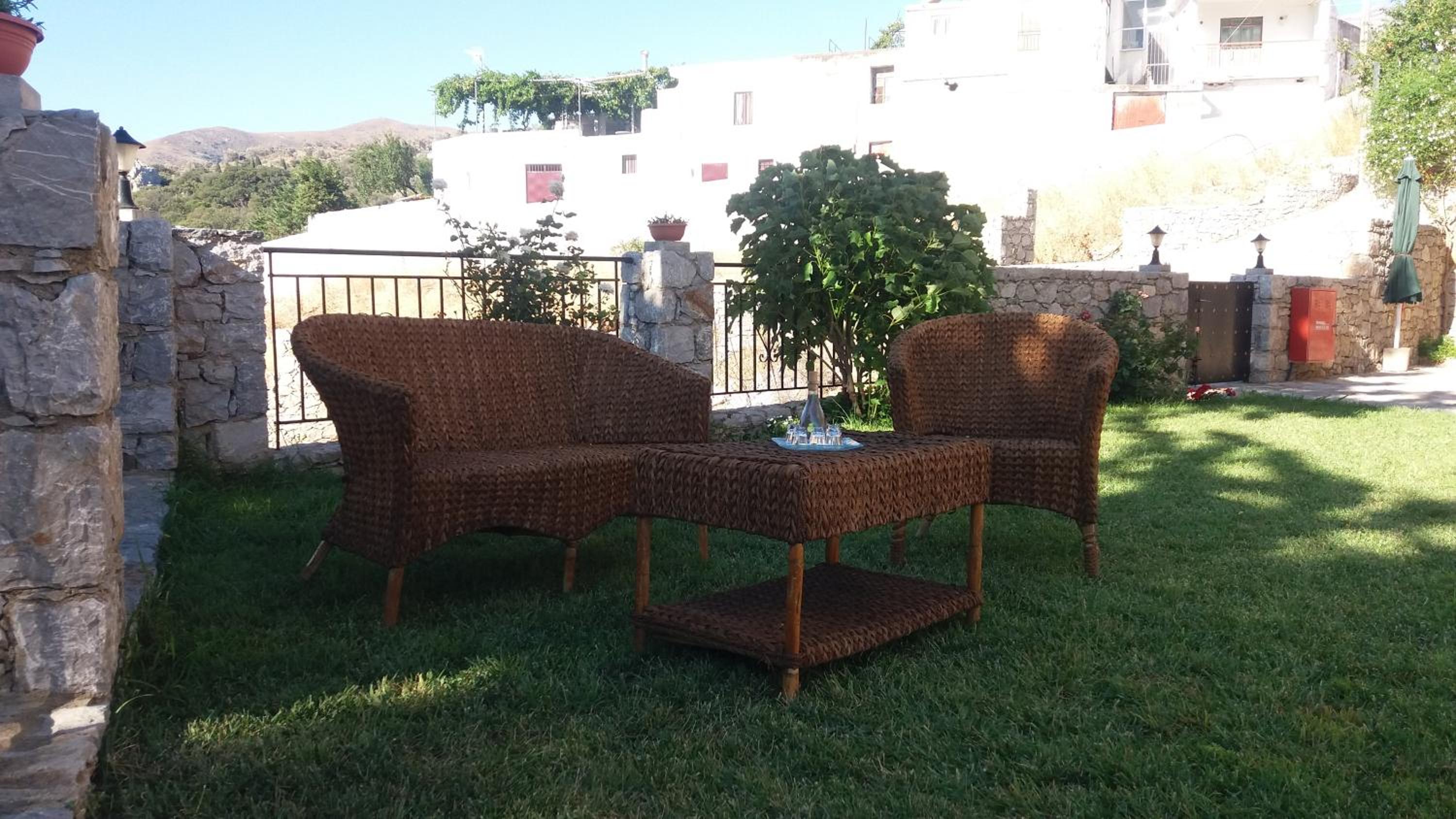 outdoor BBQ area