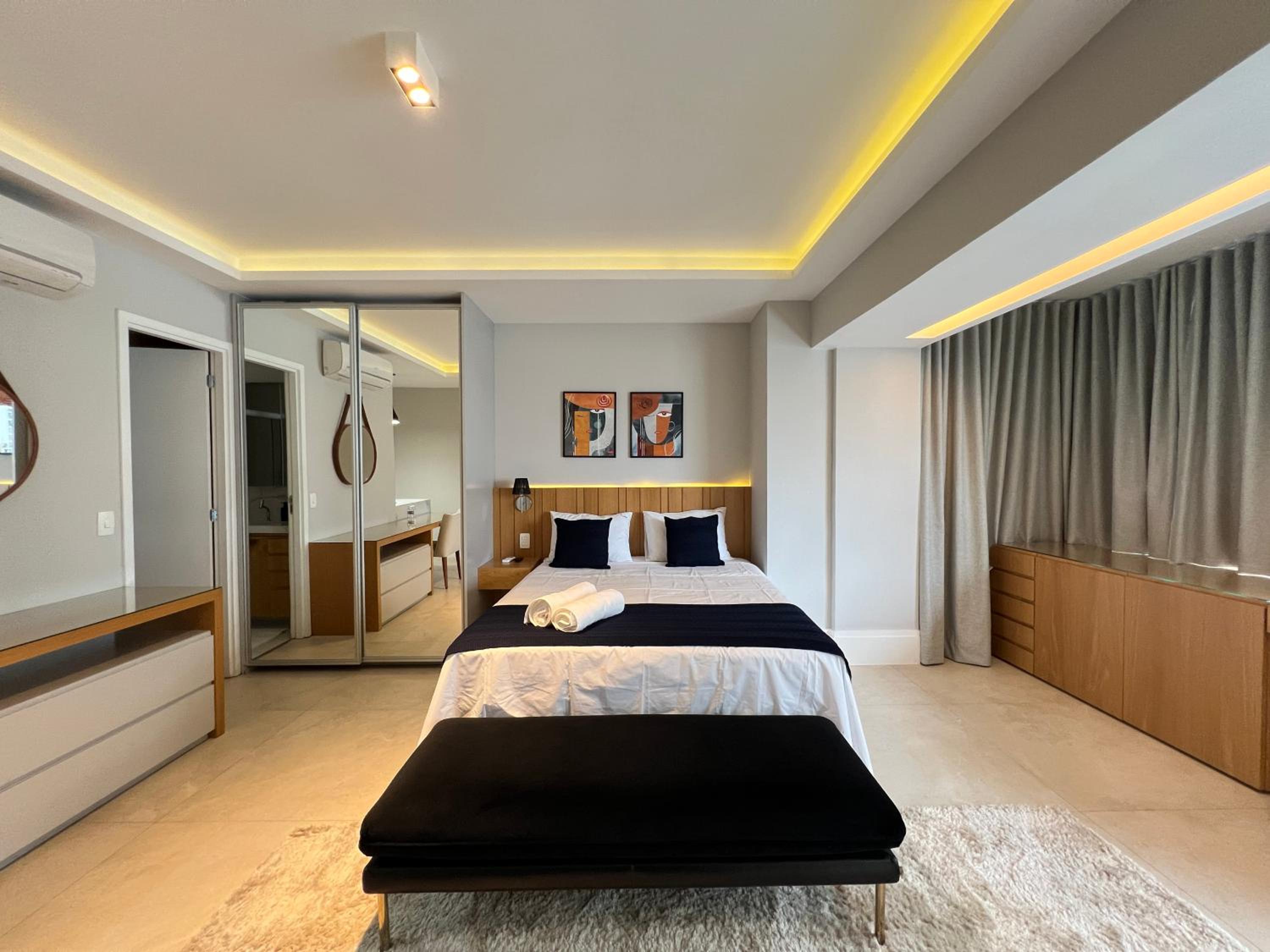 Orion Studio - Vaga, Aceita Pet, Wi-Fi e Lazer Completo no Brooklin