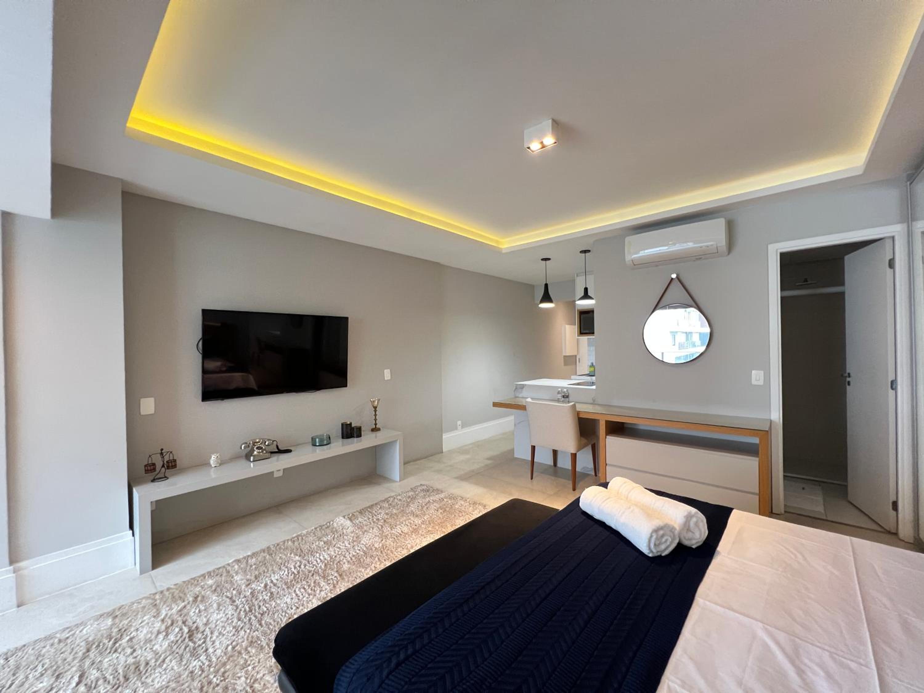Orion Studio - Vaga, Aceita Pet, Wi-Fi e Lazer Completo no Brooklin