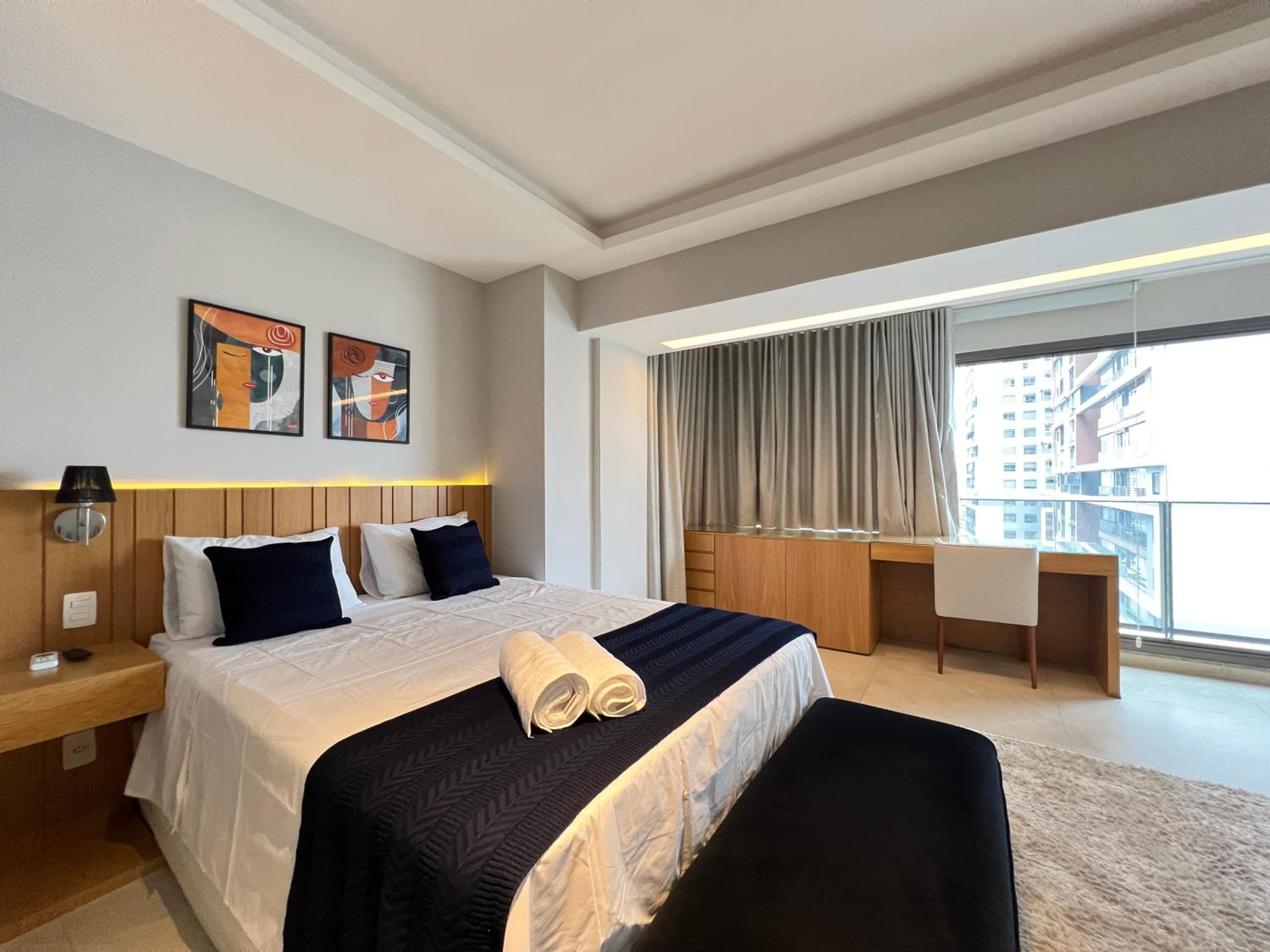 Orion Studio - Vaga, Aceita Pet, Wi-Fi e Lazer Completo no Brooklin