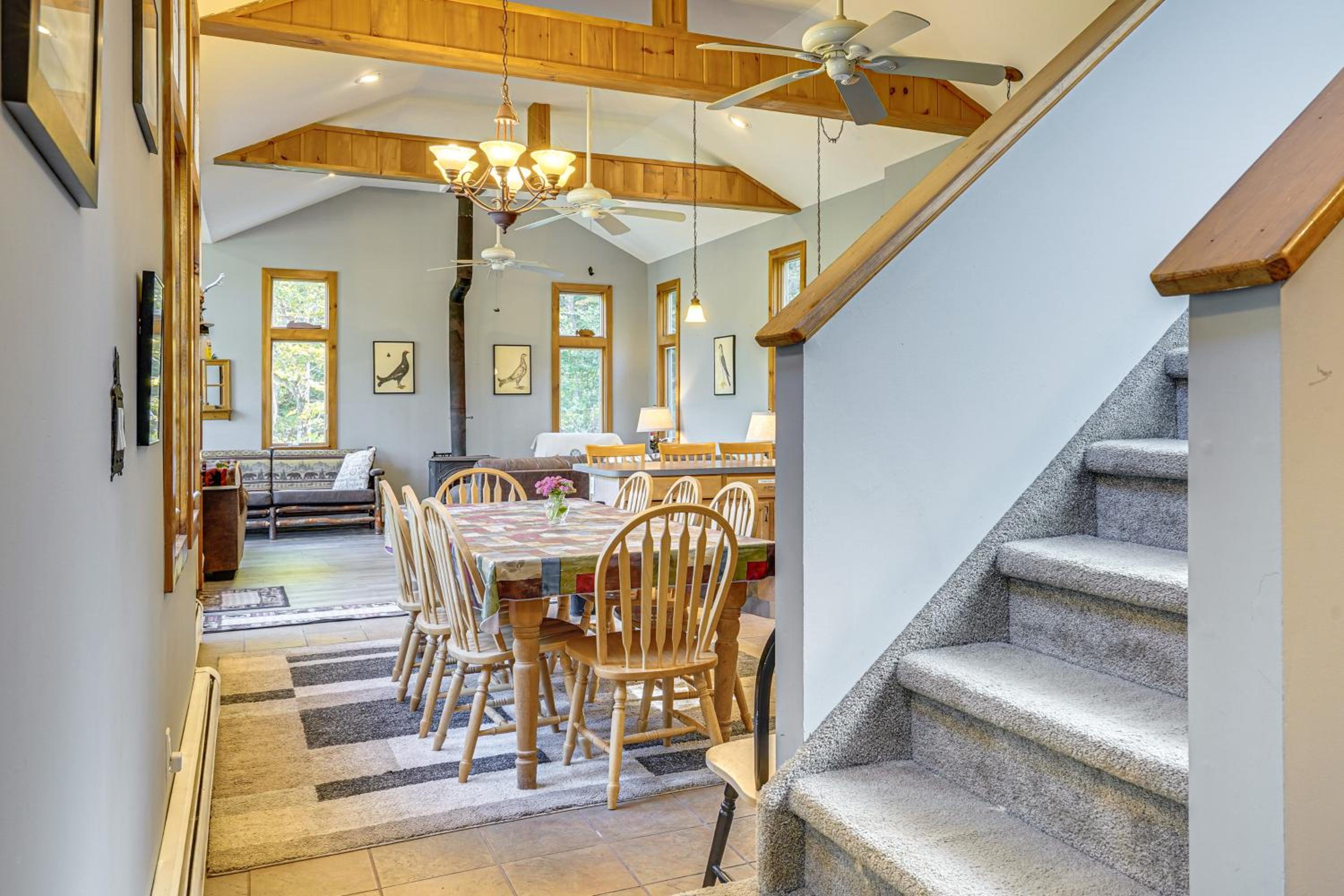 Riverfront Home with Hot Tub Near Killington Resort
