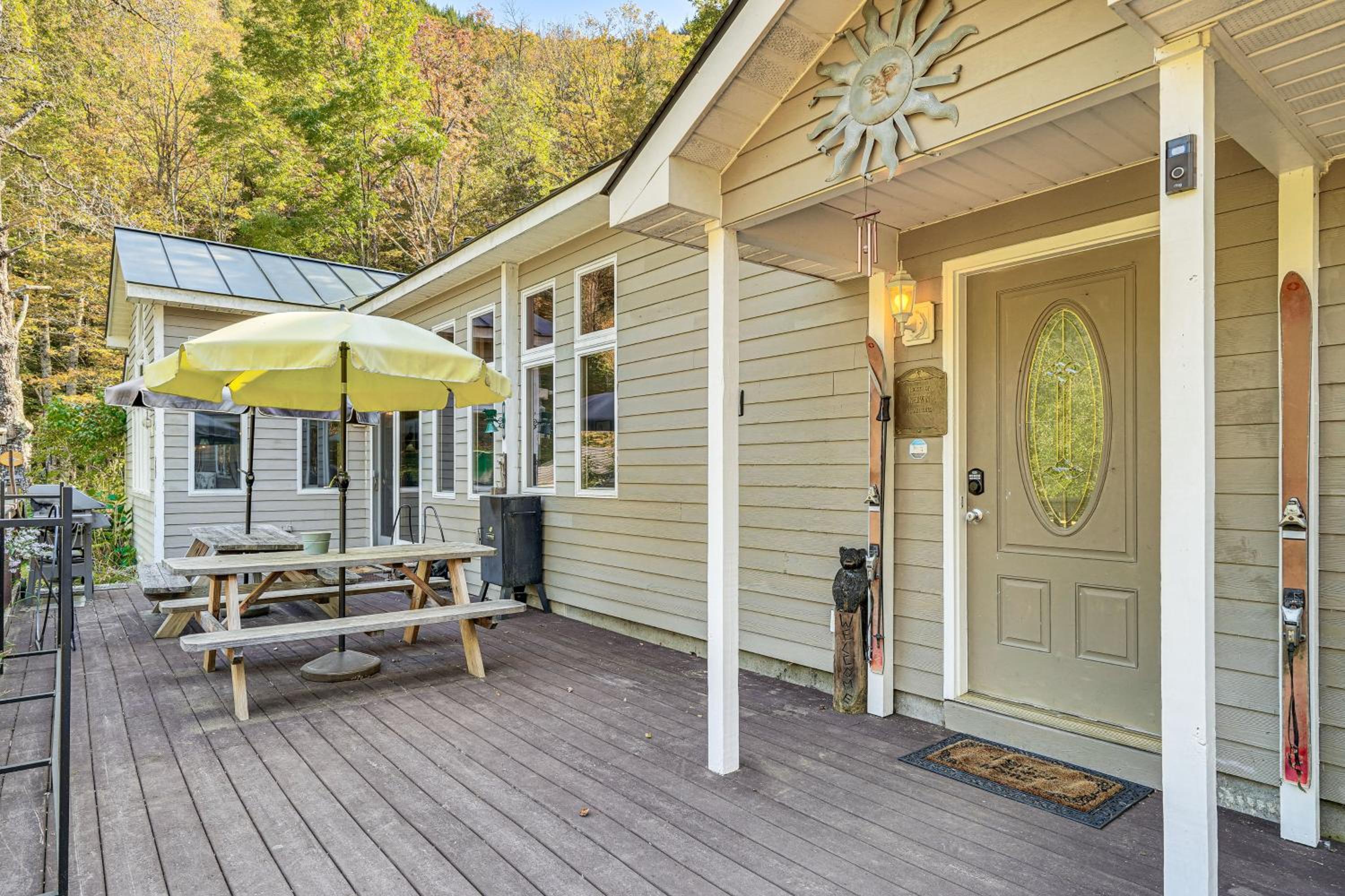 Riverfront Home with Hot Tub Near Killington Resort